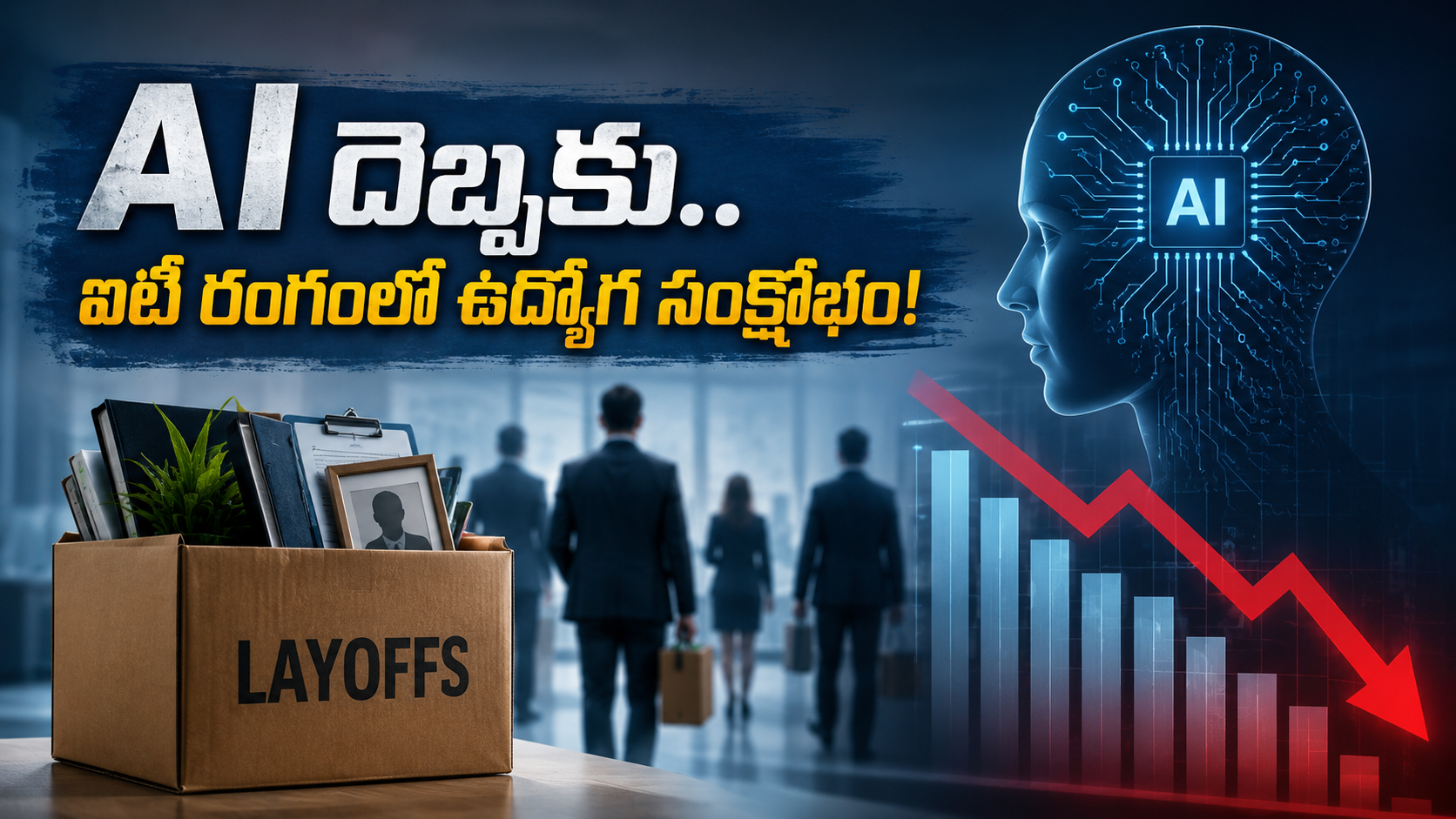 AI ప్రభావంతో IT కంపెనీల్లో భారీ ఉద్యోగ కోతలపై ప్రత్యేక చిత్రం