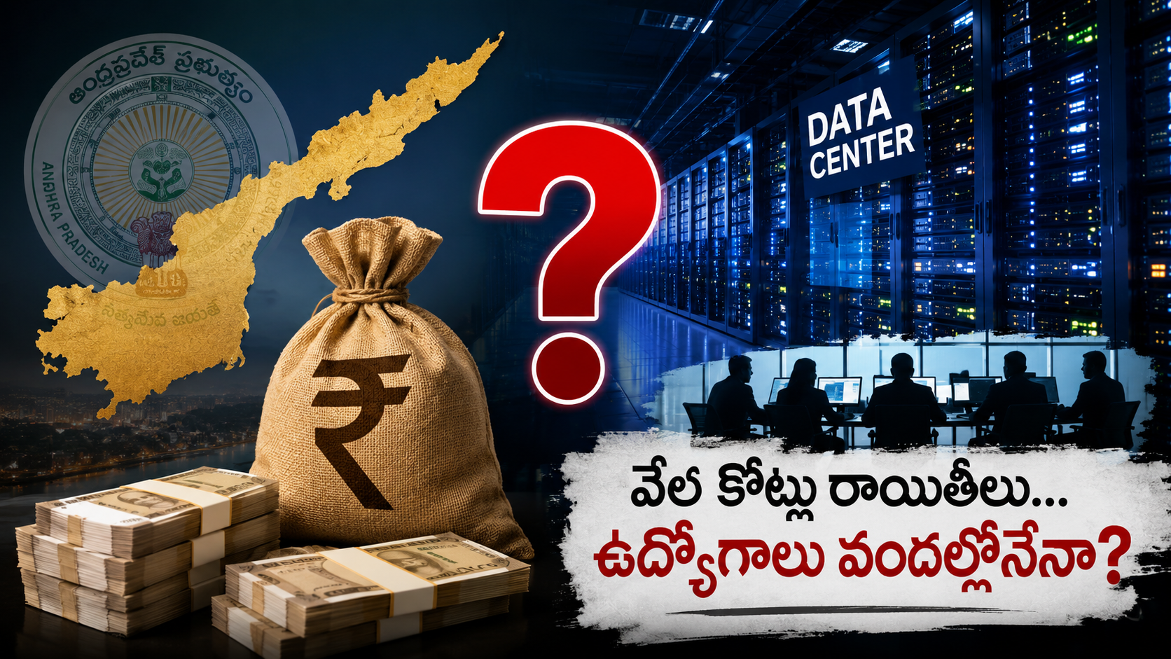 ఏపీ డేటా సెంటర్ రాయితీలు ఉద్యోగాలు పై రాజకీయ చర్చ