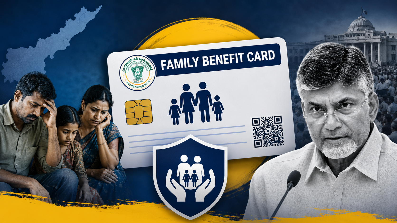 Family Benefit Card welfare scheme controversy in Andhra Pradesh