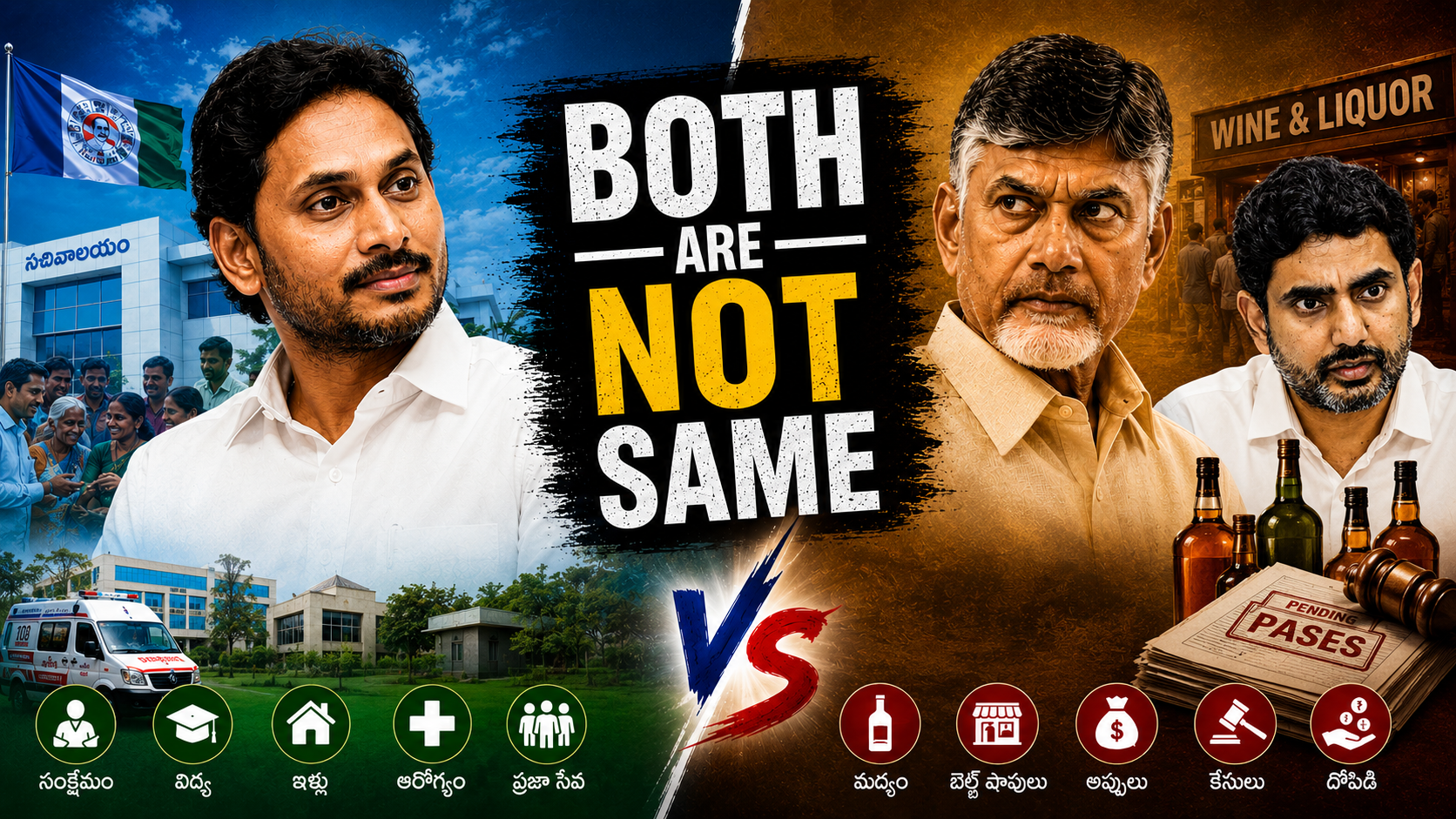 Both Are Not Same AP political comparison featured image