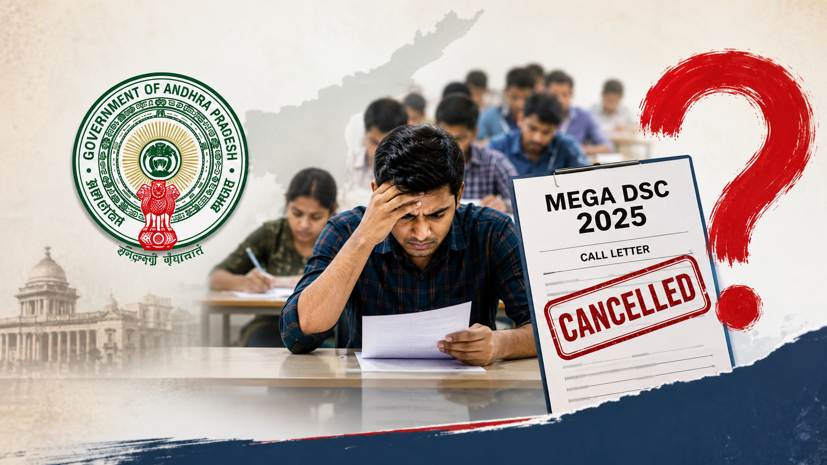డీఎస్సీ నియామకాల్లో అక్రమాలపై అభ్యర్థుల ఆందోళనలు మరియు కాల్ లెటర్ వివాదం