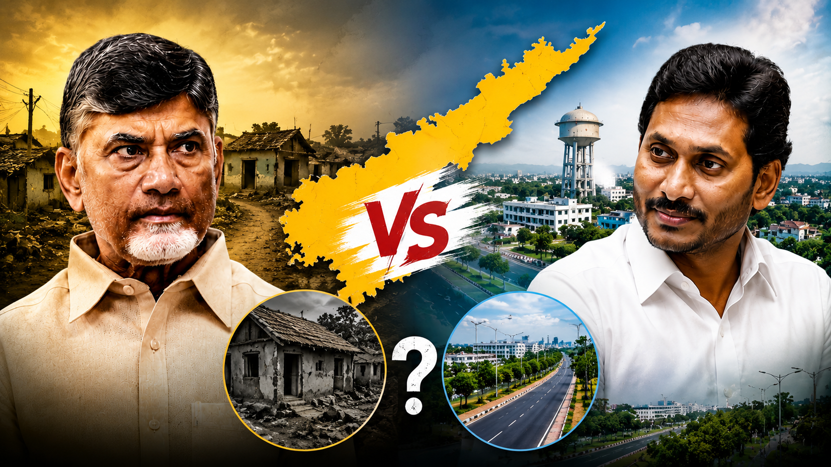 కుప్పం vs పులివెందుల అభివృద్ధి పోలికపై చంద్రబాబు, జగన్ రాజకీయ చర్చ featured image