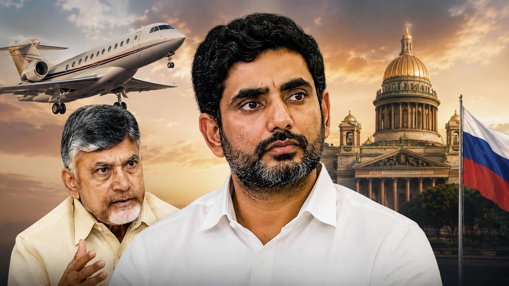 లోకేష్ రష్యా పర్యటనపై ఏపీ రాజకీయ వివాదం
