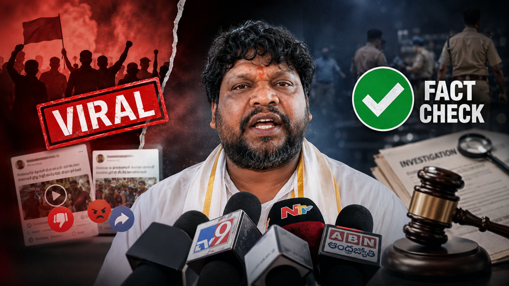 పాస్టర్ అభినయ దర్శన్ దాడి ఘటనపై వైరల్ ప్రచారం మరియు ఫ్యాక్ట్ చెక్ వివరాలు