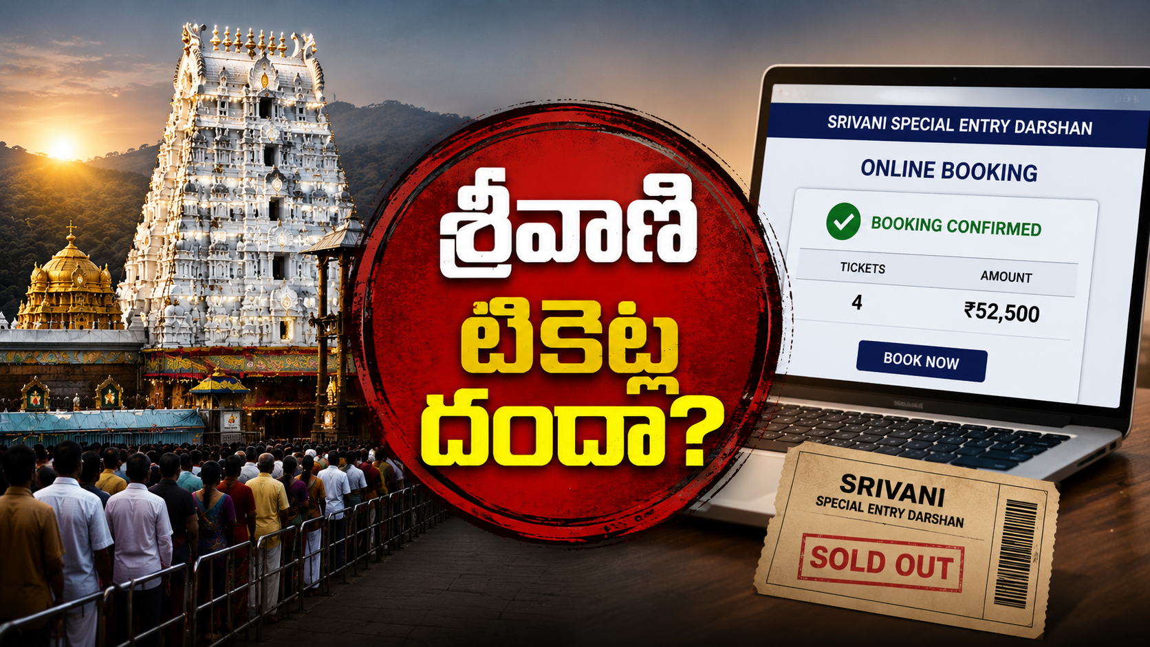 తిరుమల శ్రీవాణి టికెట్ల బ్లాక్ మార్కెట్ దందాపై విజిలెన్స్ విచారణ