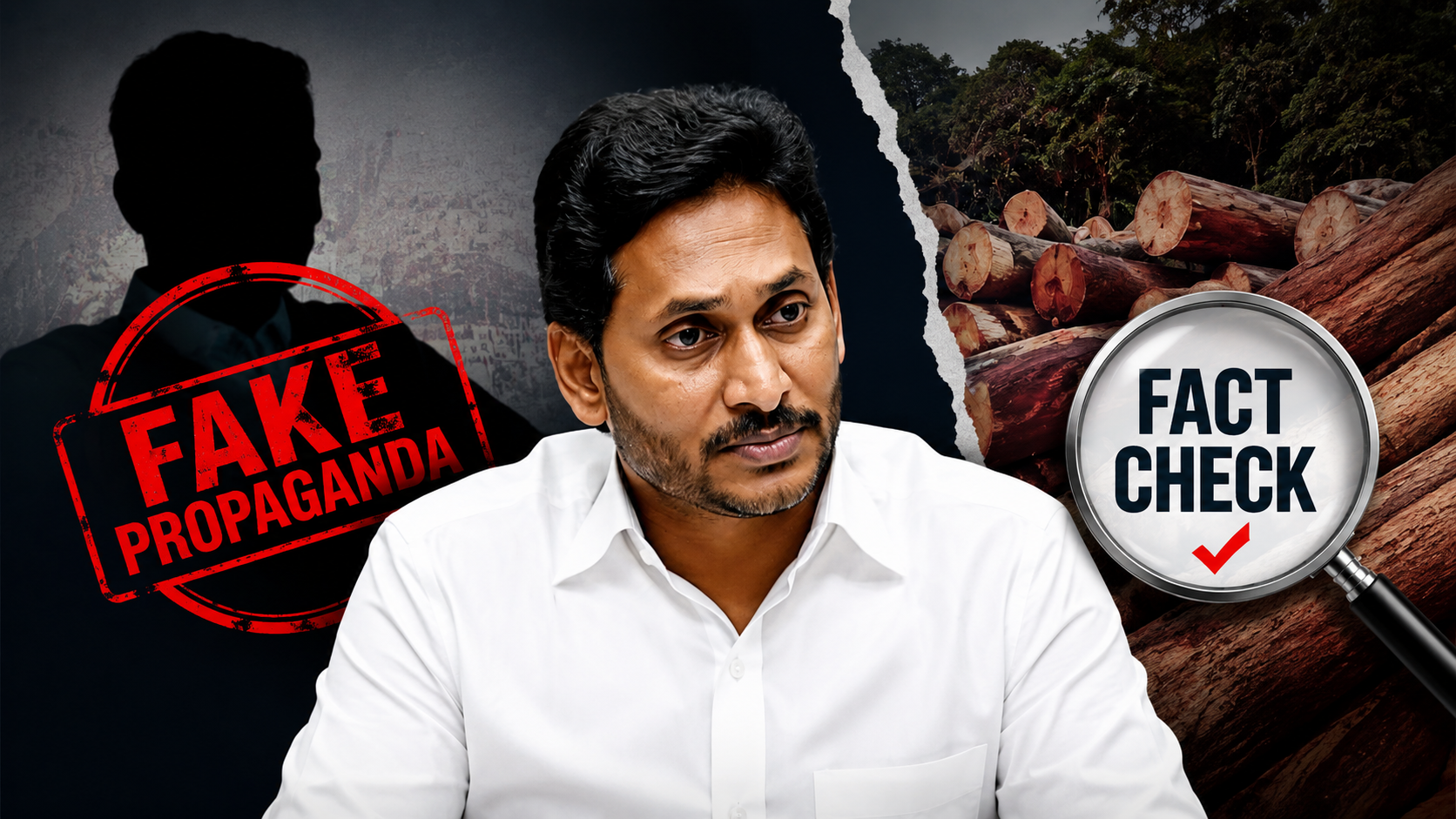 వైఎస్ జగన్‌పై ఫేక్ ప్రచారం నేపథ్యంలో ఫ్యాక్ట్ చెక్ థంబ్‌నెయిల్