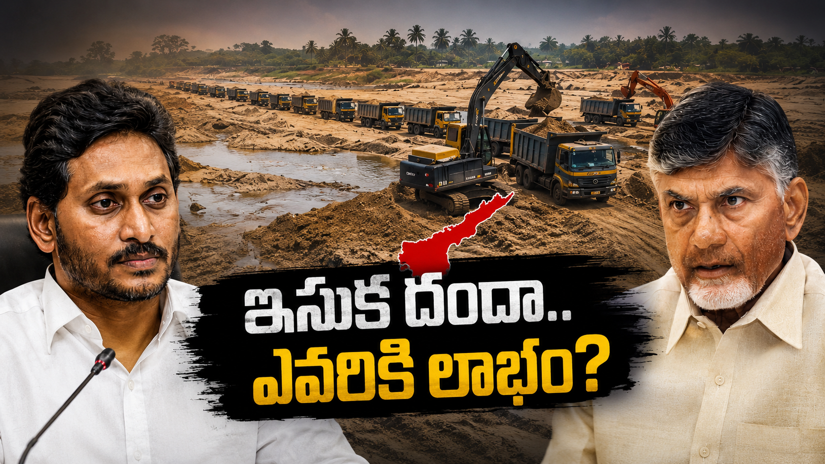 ఆంధ్రప్రదేశ్ ఇసుక అక్రమాలు, ఇసుక తవ్వకాలు మరియు రాజకీయ వివాదాలపై ప్రత్యేక కథనం