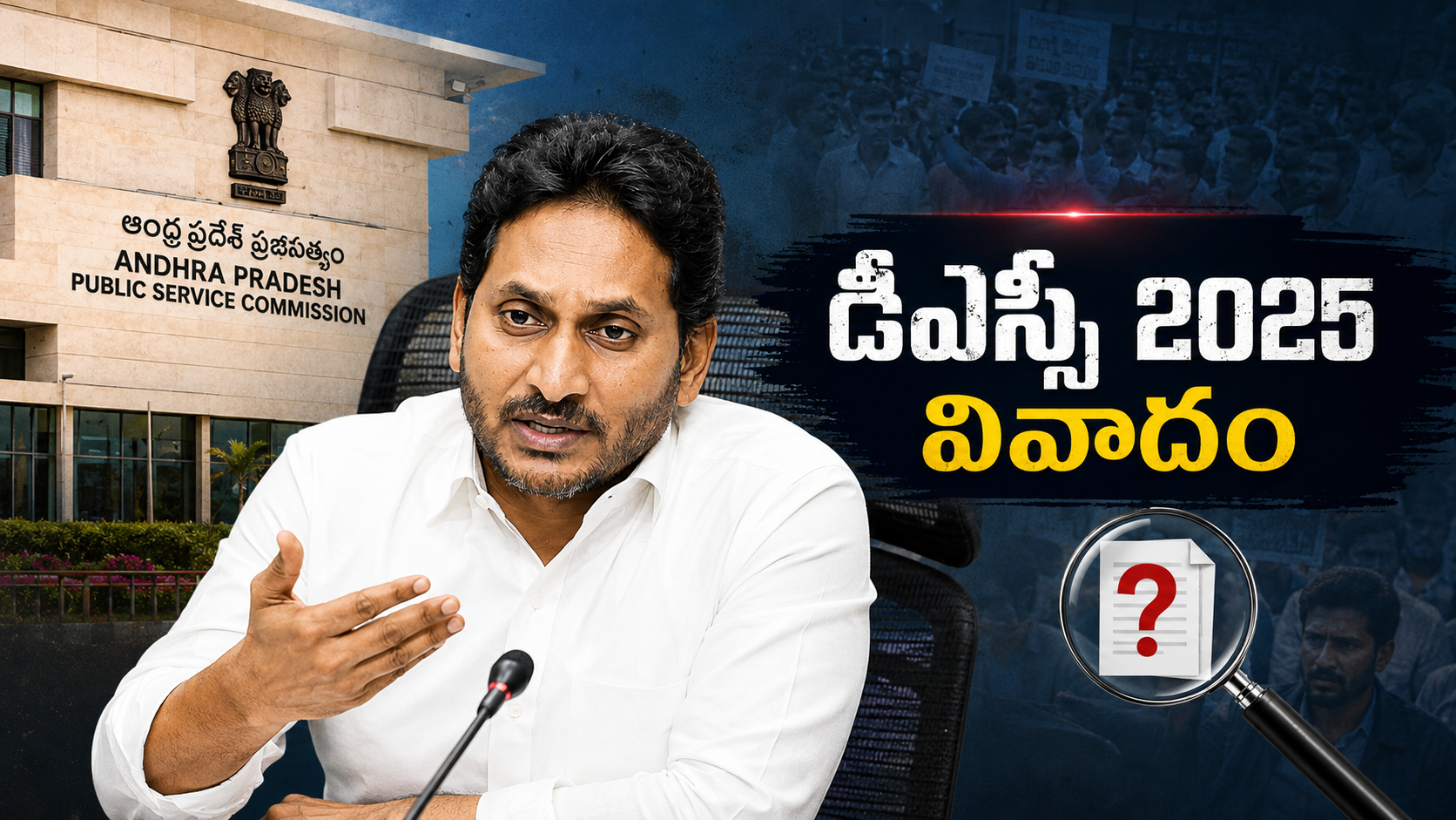 డీఎస్సీ 2025 సీబీఐ విచారణ డిమాండ్‌పై వైఎస్ జగన్