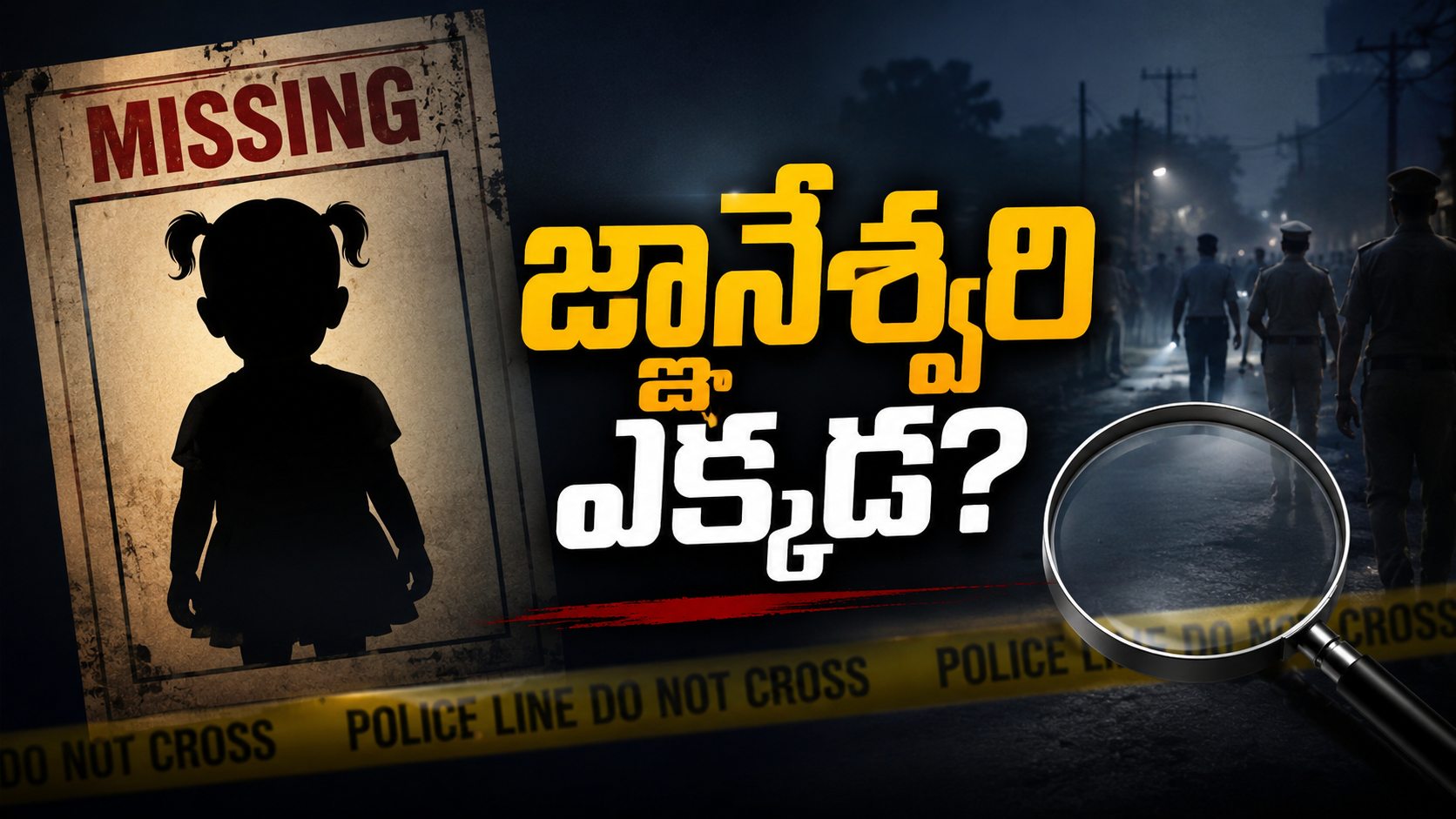 జ్ఞానేశ్వరి ఎక్కడ? కాకినాడలో అదృశ్యమైన రెండేళ్ల చిన్నారి కోసం కొనసాగుతున్న గాలింపు