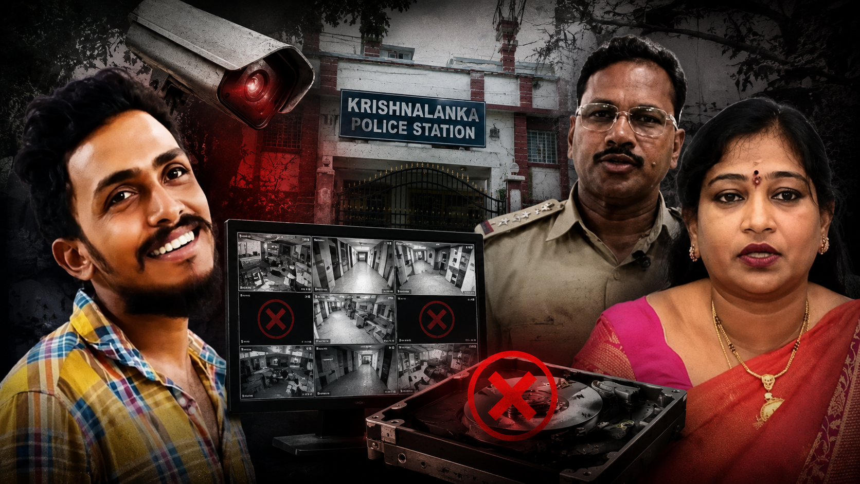 సాయికృష్ణ అదృశ్యం కేసులో కృష్ణలంక పోలీస్ స్టేషన్ సీసీ టీవీ ఫుటేజీ మాయం