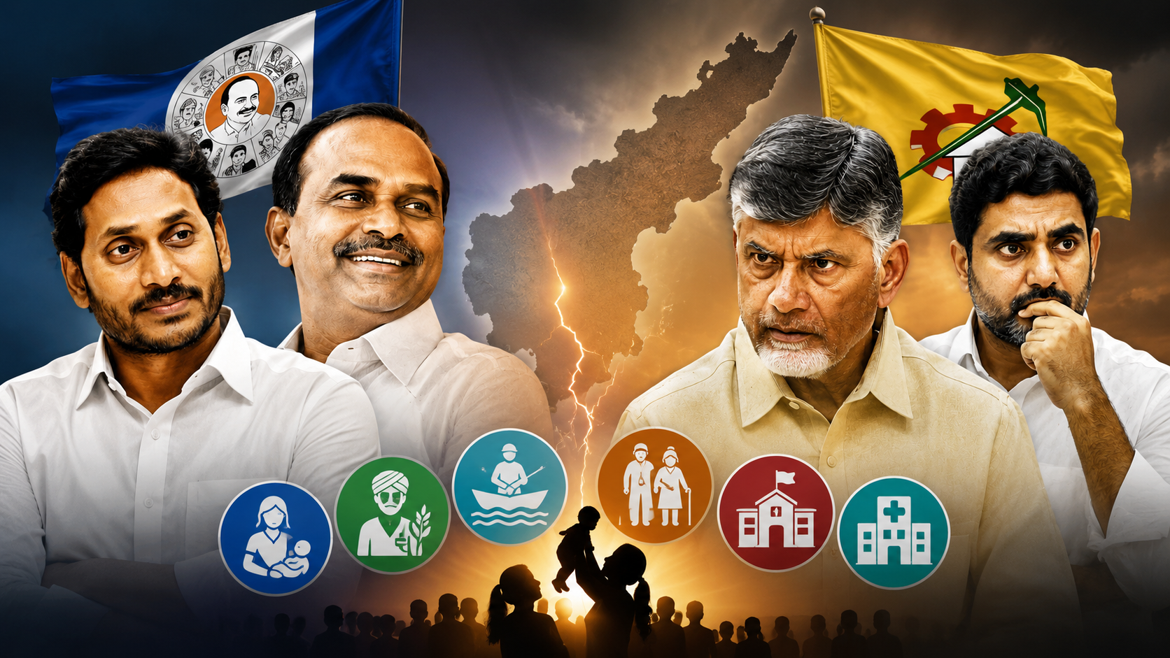 వైఎస్సార్ జగన్ పై చంద్రబాబు కోపం వెనుక సంక్షేమ రాజకీయాల ప్రభావాన్ని చూపించే ఫీచర్డ్ ఇమేజ్