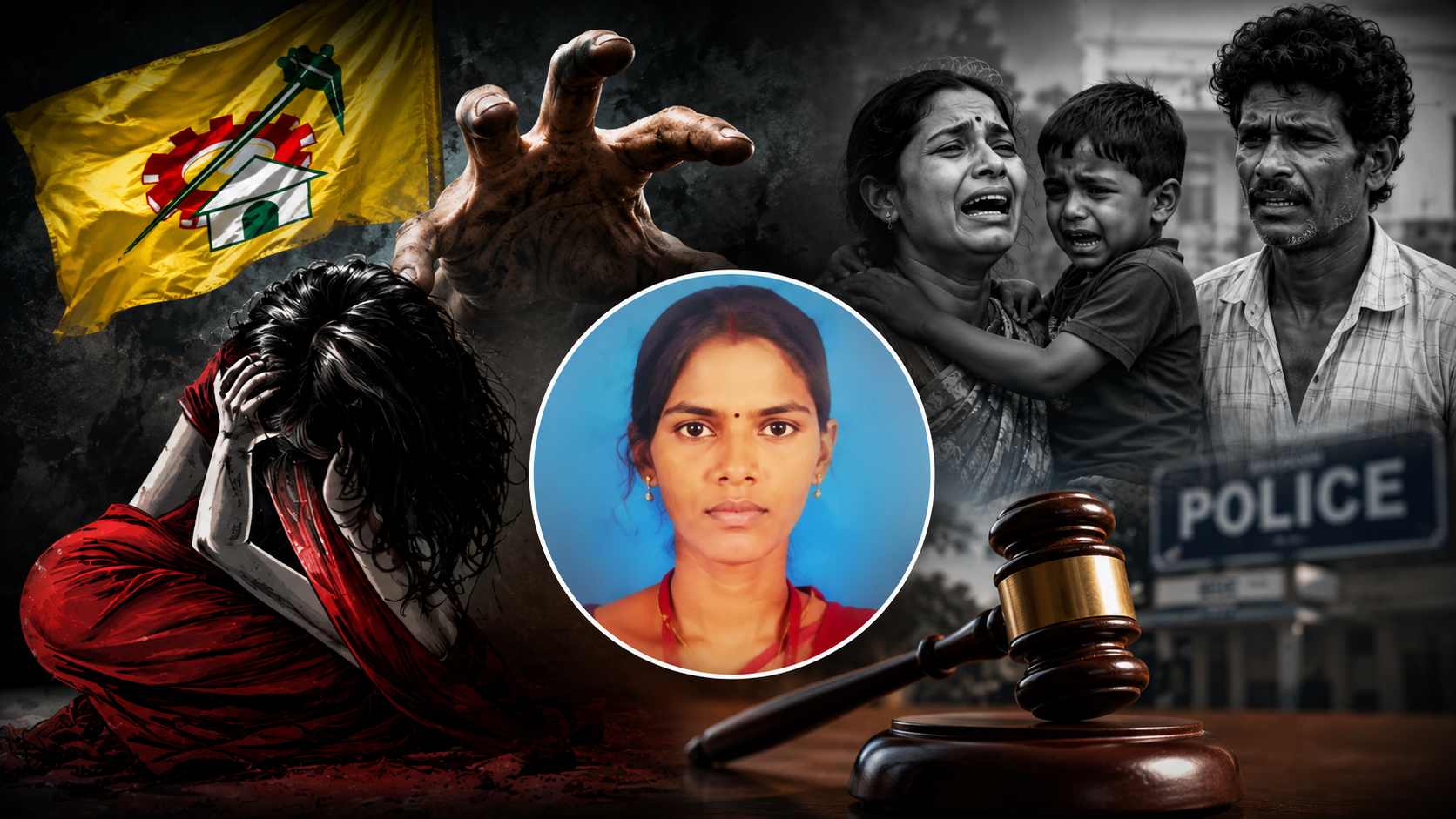 టీడీపీ పైశాచికానికి అబల బలి అయిన కళ్యాణదుర్గం చంద్రకళ ఘటనకు సంబంధించిన ప్రతీకాత్మక ఫీచర్డ్ ఇమేజ్.
