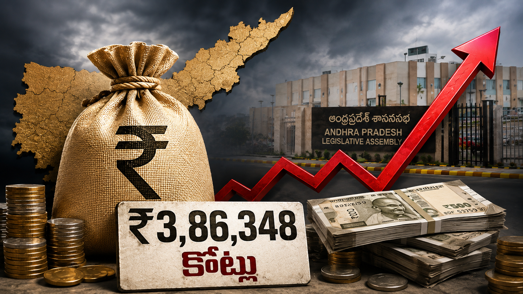 26 నెలల్లో ఏపీ అప్పులు రూ.3.86 లక్షల కోట్లు