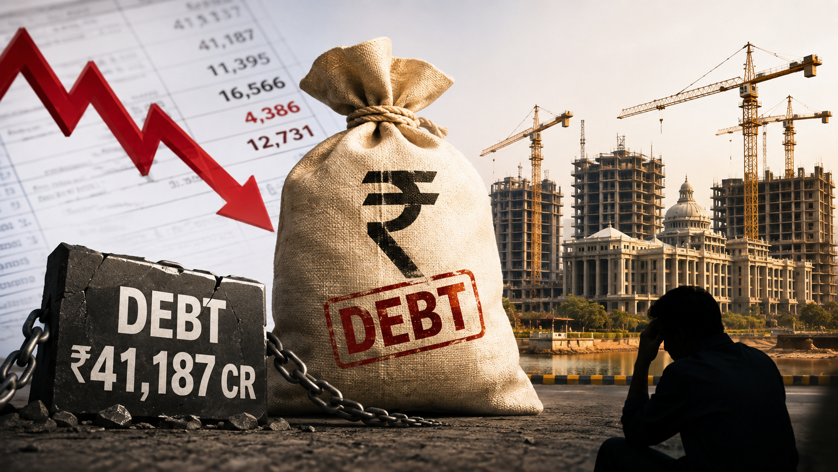 అమరావతి డెట్ ₹41,187 కోట్ల రుణ భారం