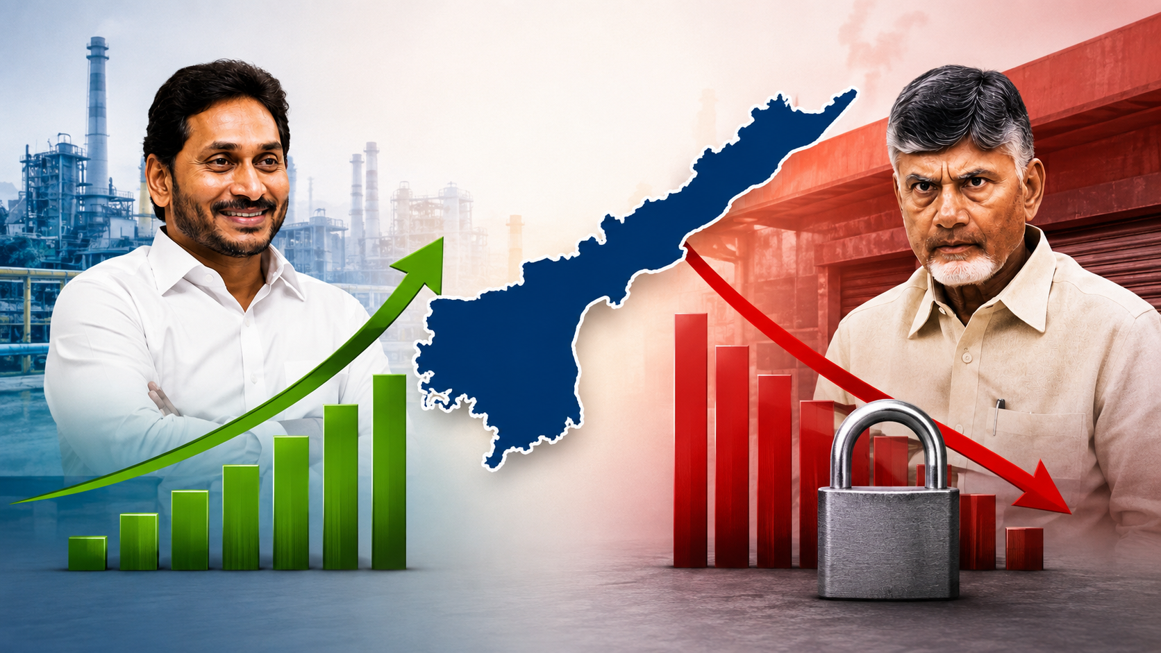 ఆంధ్రప్రదేశ్ MSME గ్రోత్ – వైసీపీ హయాంలో వృద్ధి, కూటమి పాలనలో మూసివేతలు