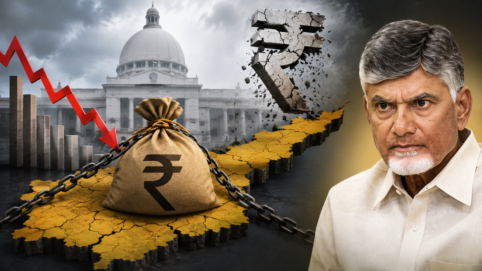 AP Debt Crisisపై కాగ్ గణాంకాలు – ఆదాయాన్ని మించి అప్పులు