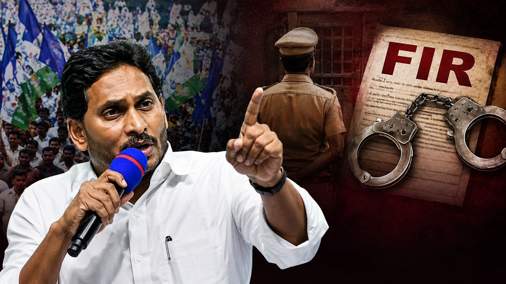బీసీ నేతలపై ఆగని అక్రమ కేసులు.. శ్రీకాకుళం జగన్ పర్యటన తర్వాత వైఎస్సార్సీపీ నేతలపై నమోదవుతున్న కేసులను సూచించే ఫీచర్డ్ ఇమేజ్