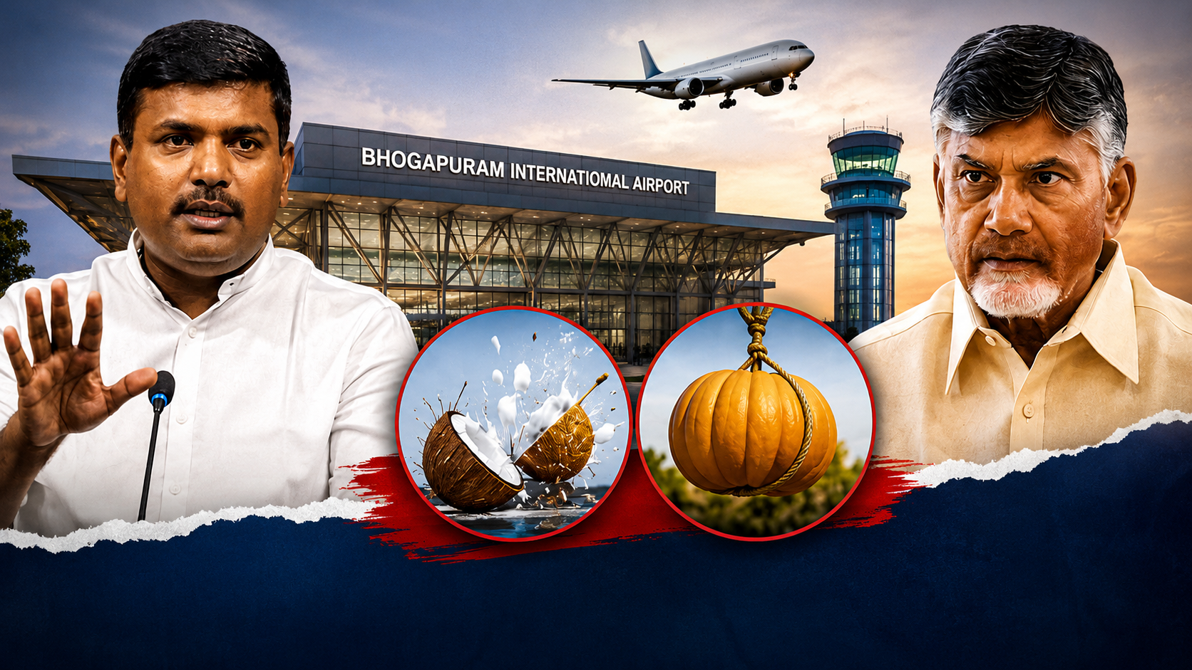 భోగాపురం ఎయిర్‌పోర్టు క్రెడిట్‌పై గుడివాడ అమర్నాథ్ వ్యాఖ్యలు, చంద్రబాబు శంకుస్థాపన - జగన్ హయాంలో నిర్మాణం అంటూ చేసిన ఆరోపణలు