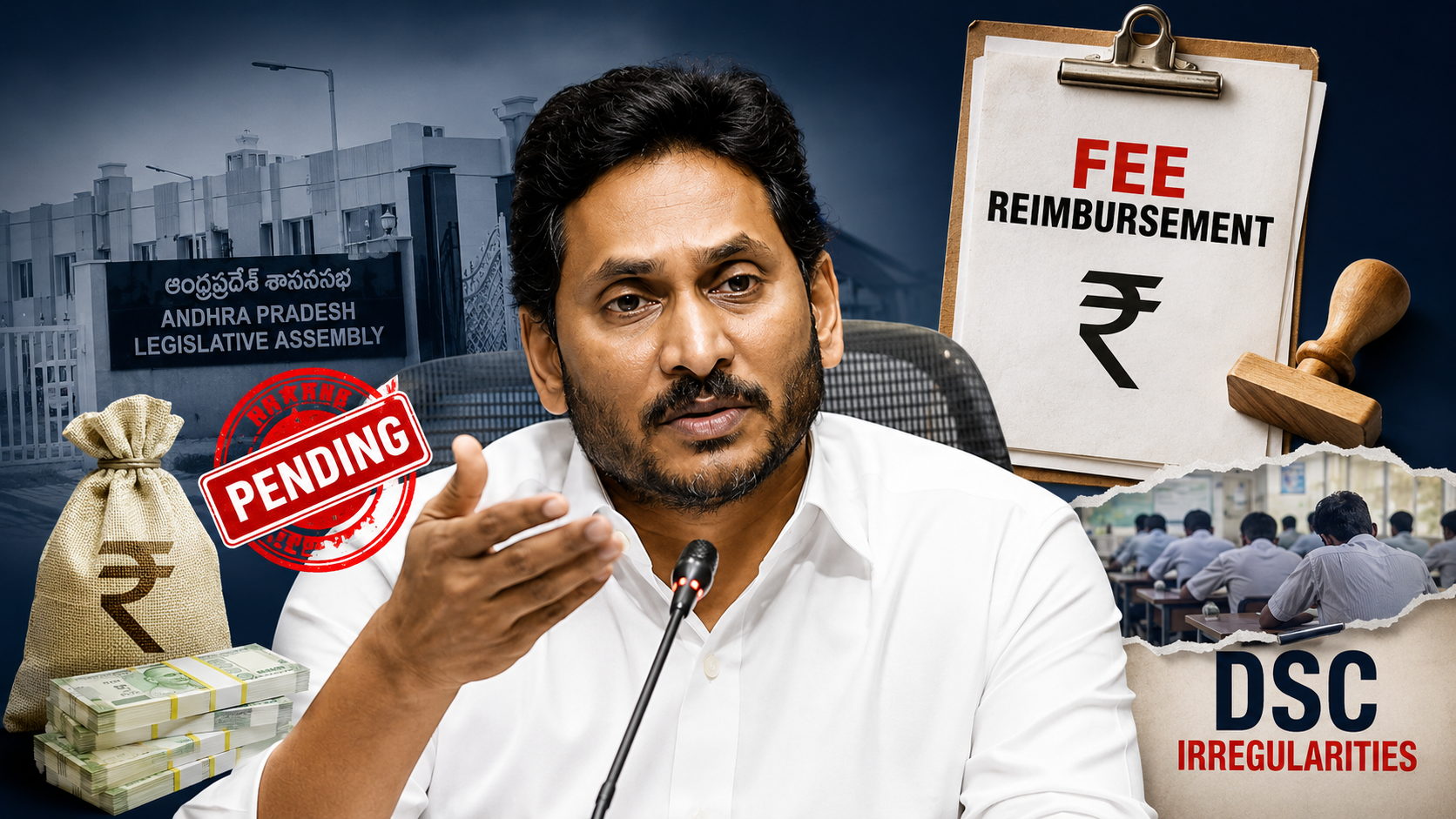 డీఎస్సీ అక్రమాలపై సీబీఐ విచారణ కోరుతున్న వైఎస్ జగన్