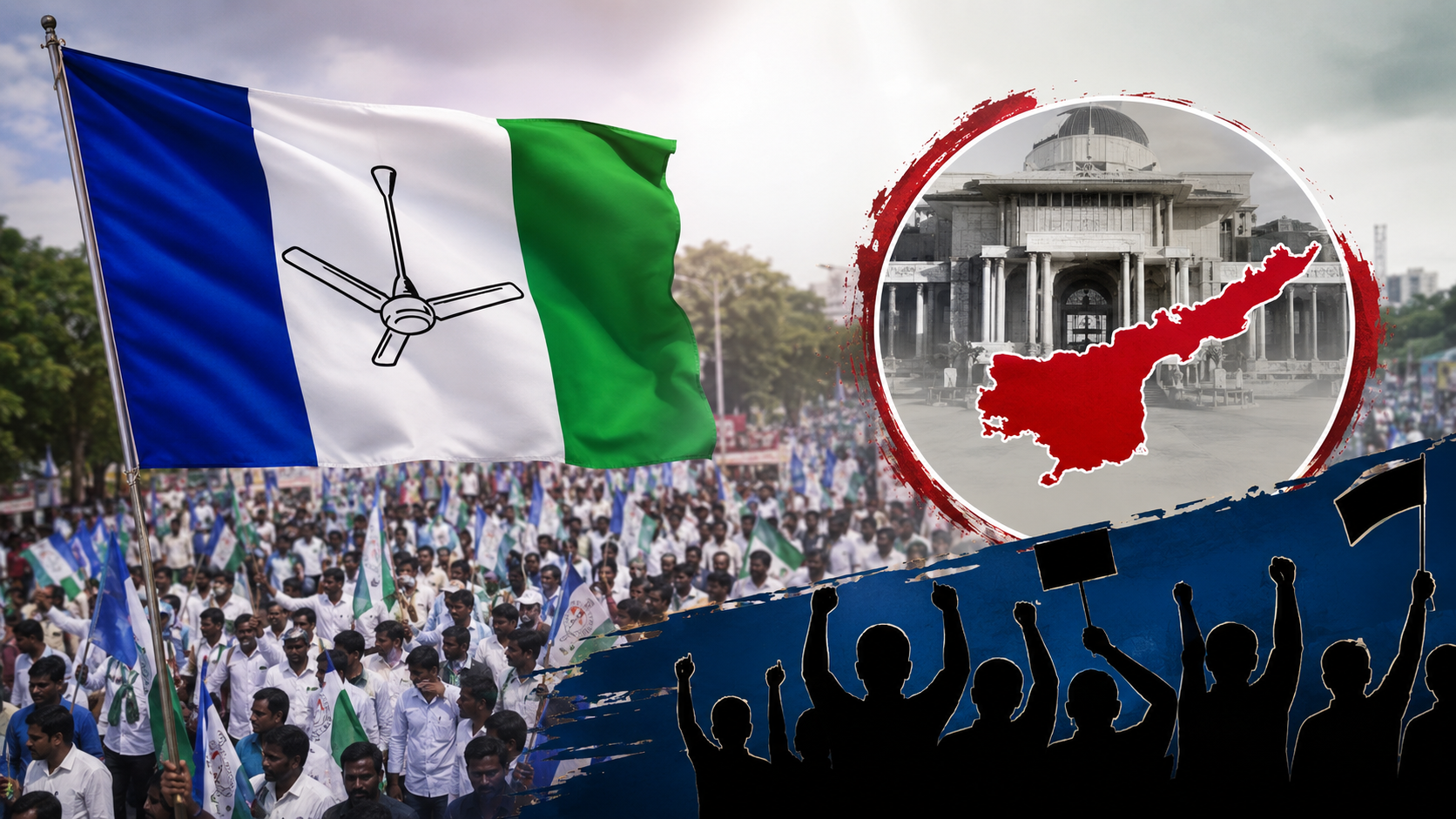 డీఎస్సీ వివాదంపై వైఎస్ఆర్సీపీ రాష్ట్రవ్యాప్త ర్యాలీలు