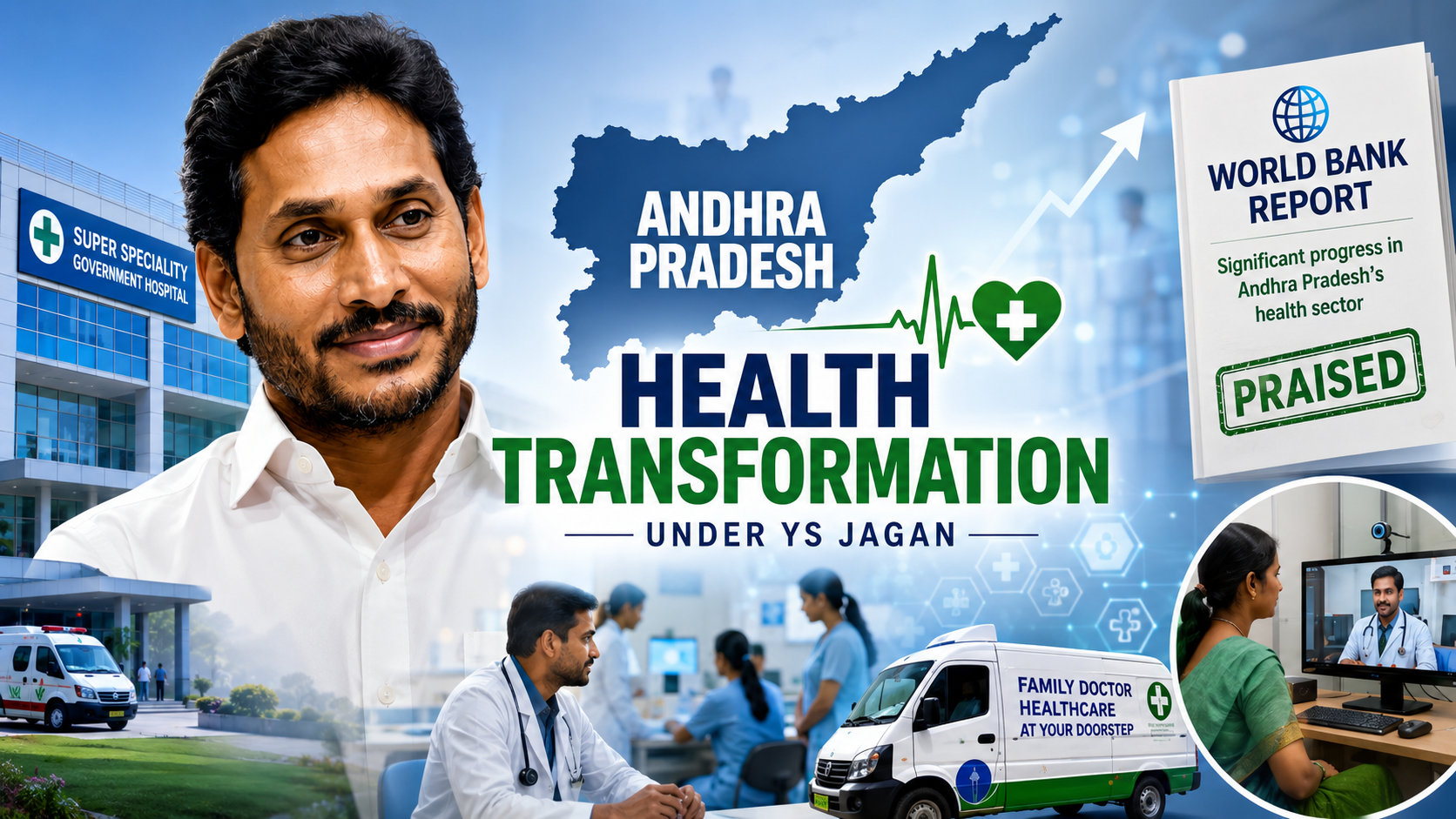 జగన్ హయాంలో ఏపీ ఆరోగ్య రంగం – ప్రపంచ బ్యాంకు నివేదిక