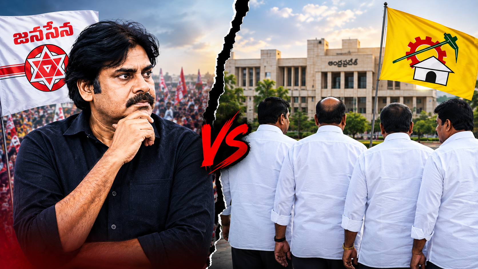 పవన్ పర్యటనకు టీడీపీ ఎమ్మెల్యేల డుమ్మా