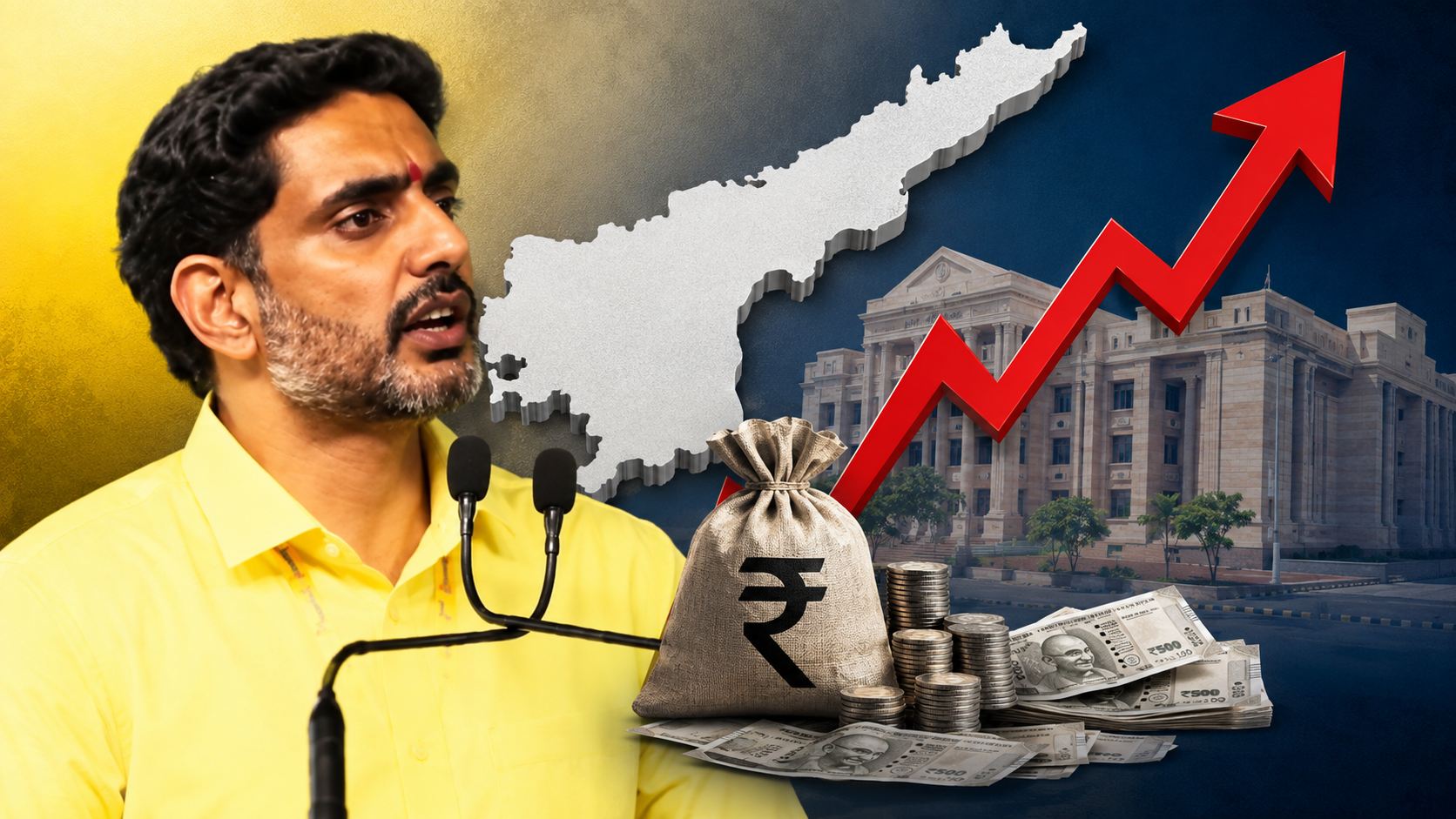 ప్రభుత్వ ఉద్యోగుల జీతాల వ్యయం 94 శాతం అంటూ లోకేష్ వ్యాఖ్య