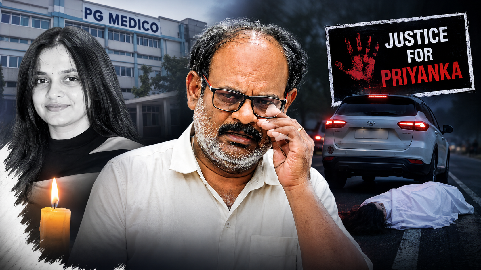 ప్రియాంక కేసు – ప్రభుత్వ స్పందనపై తండ్రి ఆవేదన