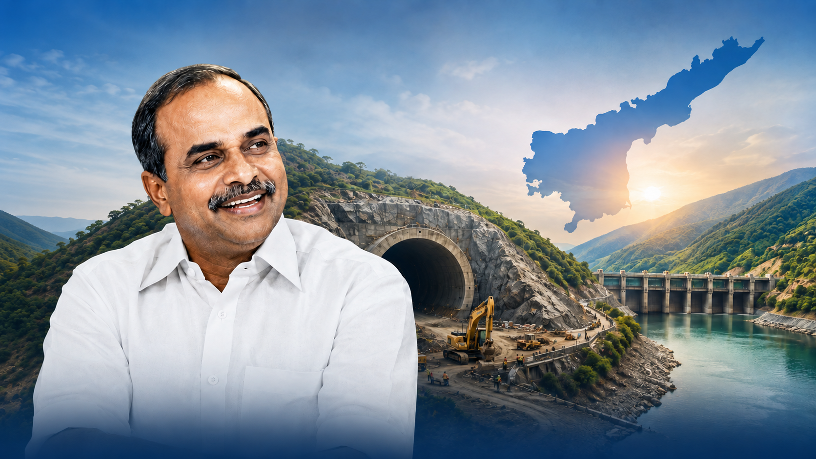 వెలిగొండ ప్రాజెక్ట్ వైఎస్సార్ హయాంలో టన్నెల్ పనుల పురోగతి