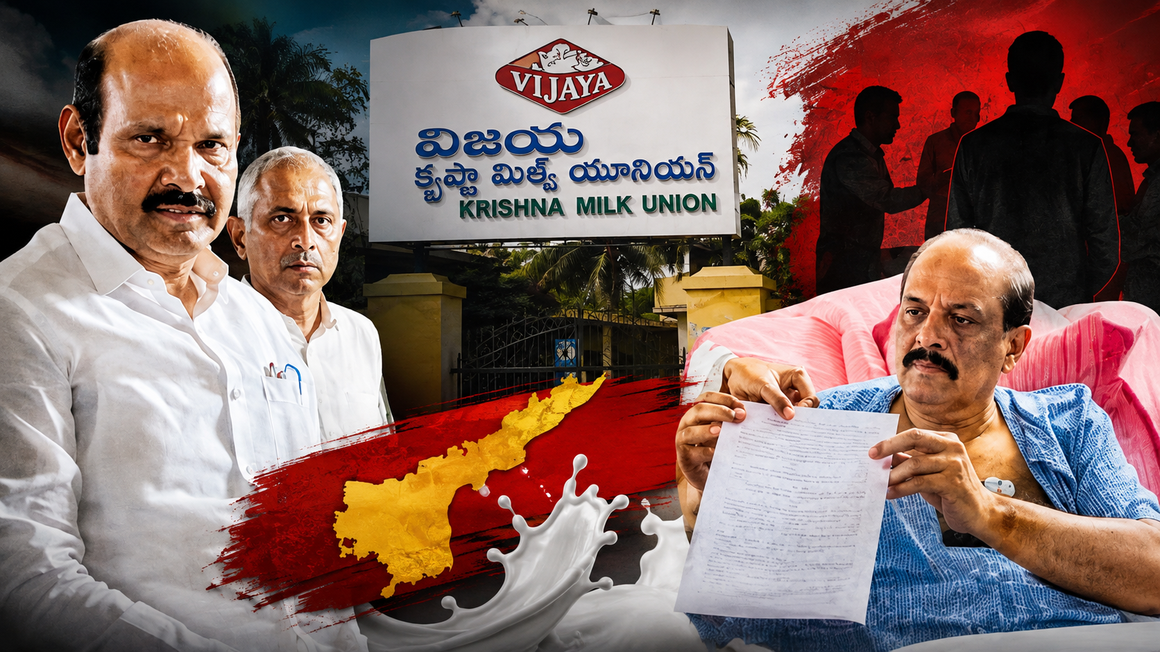 విజయ డెయిరీ చైర్మన్ రాజీనామా వ్యవహారంపై రాజకీయ వివాదం