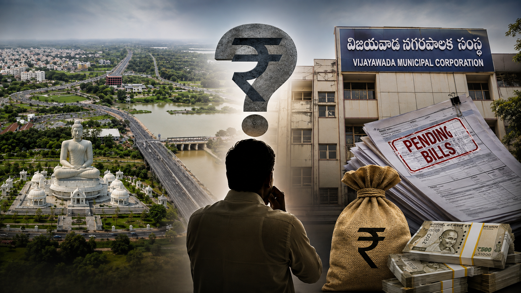 విజయవాడ కాంట్రాక్టర్ల పెండింగ్ బిల్లులు రూ.350 కోట్లు