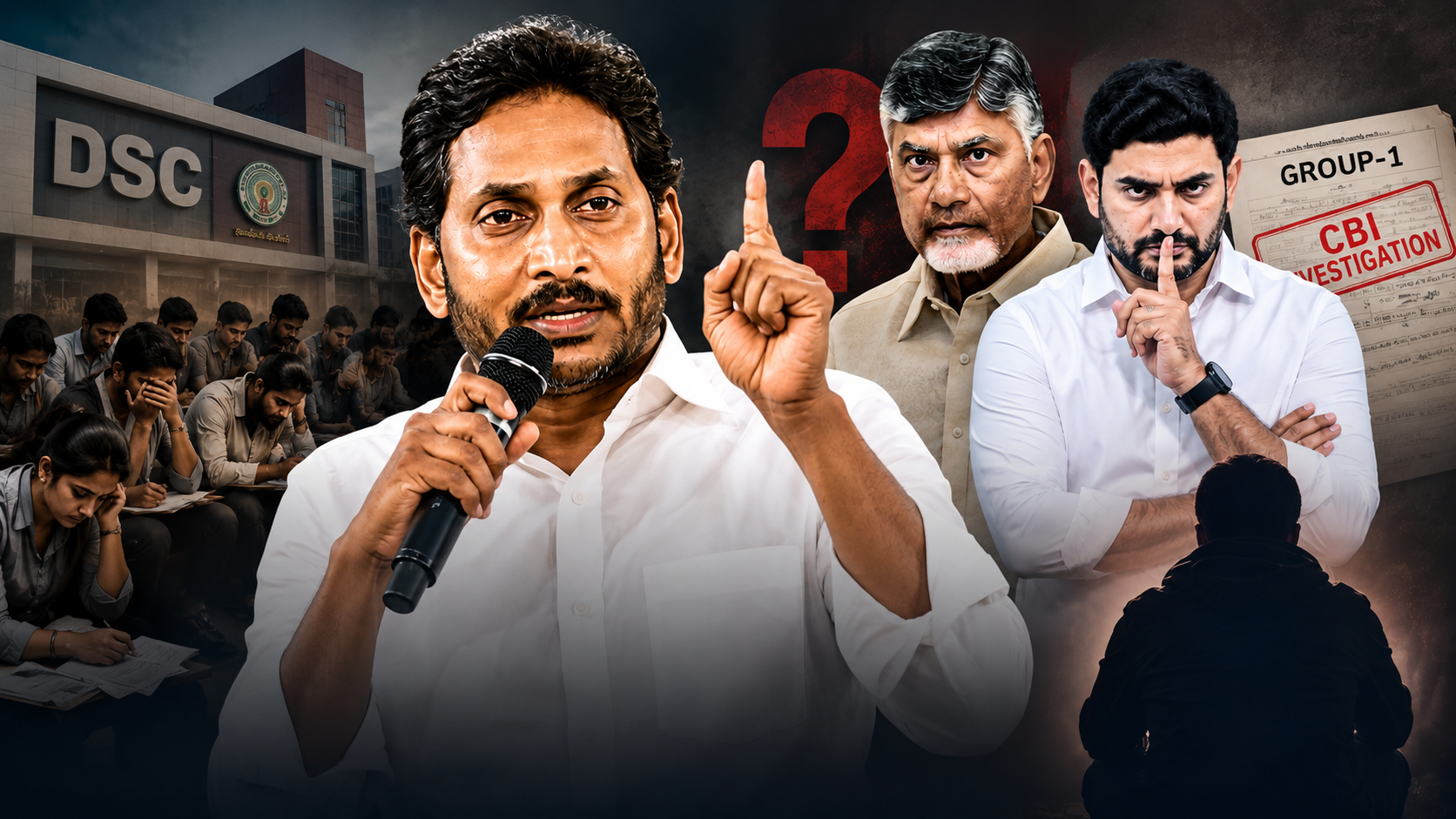వైఎస్‌ జగన్‌ సీబీఐ సవాల్‌ డీఎస్సీ గ్రూప్‌-1 నియామకాలపై