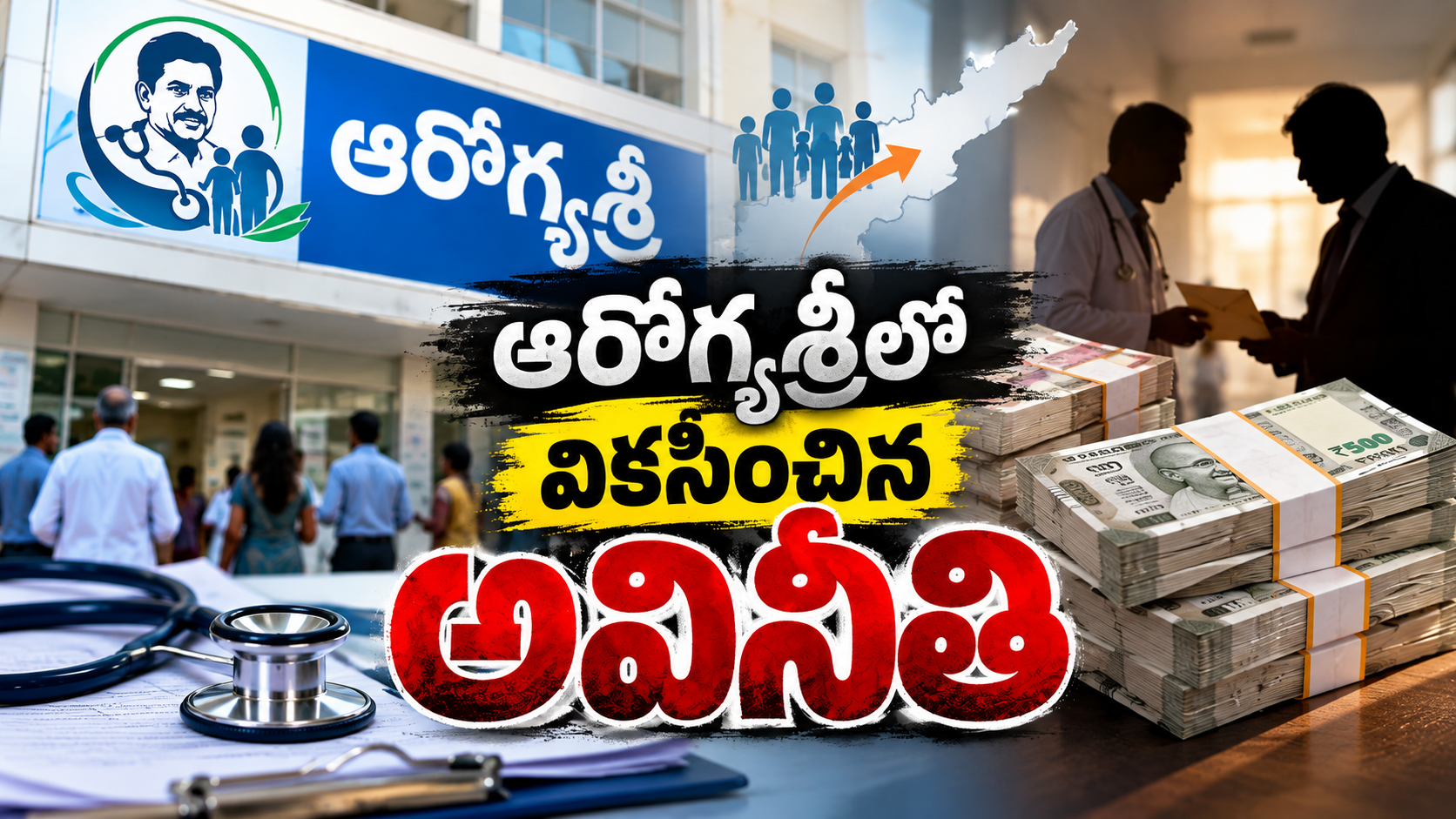 ఆరోగ్యశ్రీలో అవినీతి ఆరోపణలు, పోస్టింగులకు రూ.20 లక్షల వరకు డిమాండ్