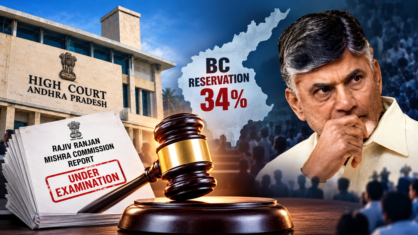 AP BC Reservationsపై 34 శాతం రిజర్వేషన్లను ప్రశ్నించిన హైకోర్టు