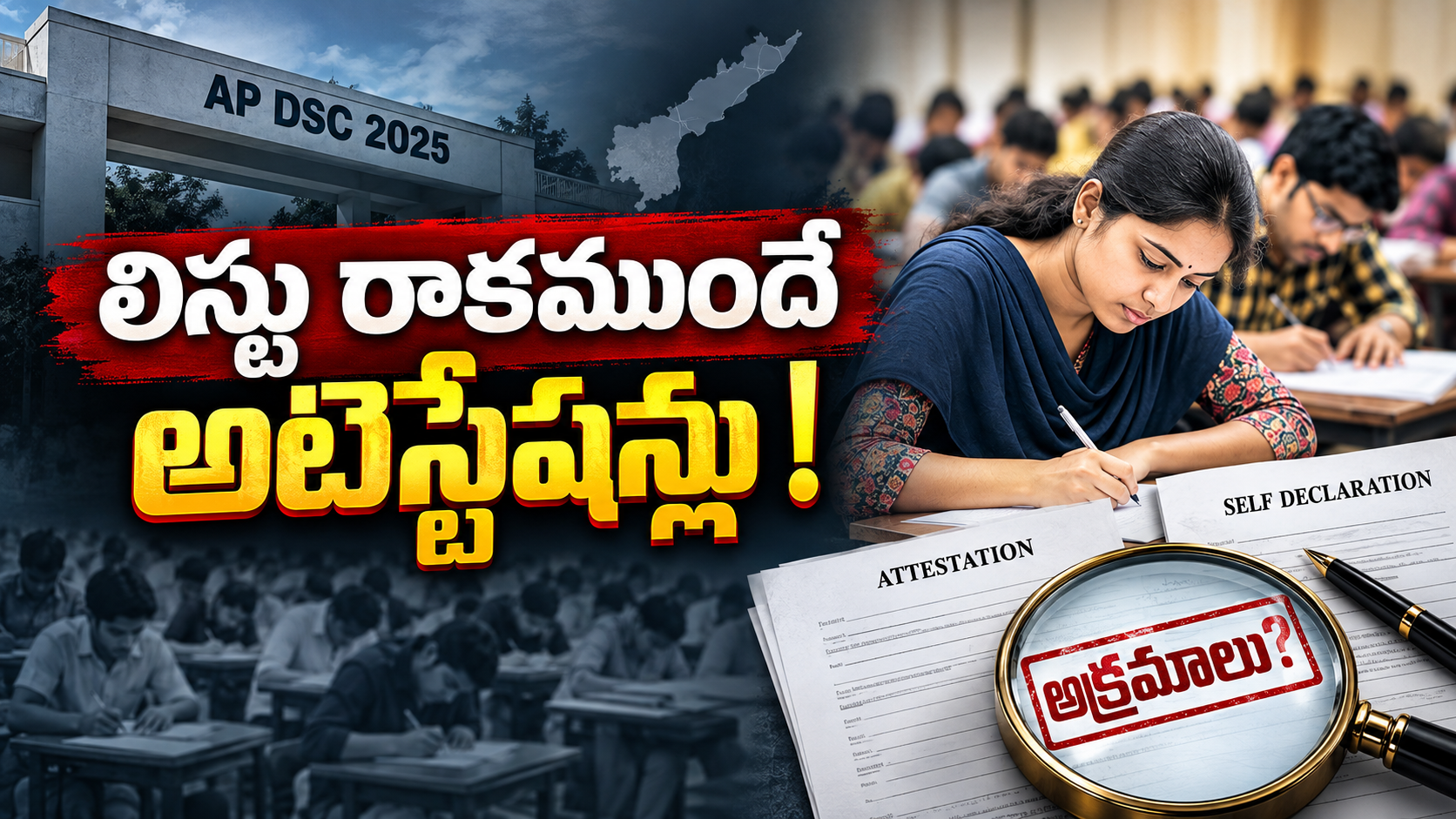 AP DSC Softball Quotaలో మెరిట్ లిస్టుకు ముందే అటెస్టేషన్లపై ప్రశ్నలు