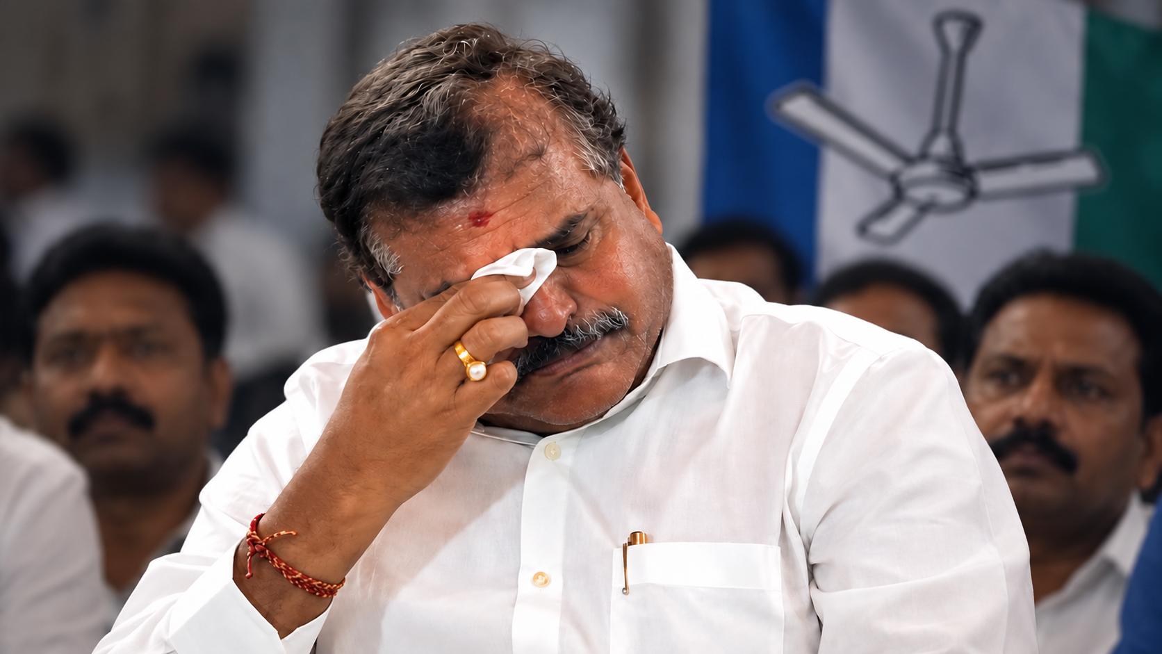 బొత్స సత్యనారాయణ కంటతడి వైసీపీ కార్యకర్తల సమావేశం