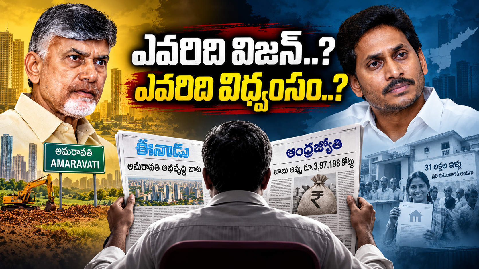 ఎవరిది విజన్ ఎవరిది విధ్వంసం – ఏపీ రాజకీయాలు మరియు మీడియా కథనాలు