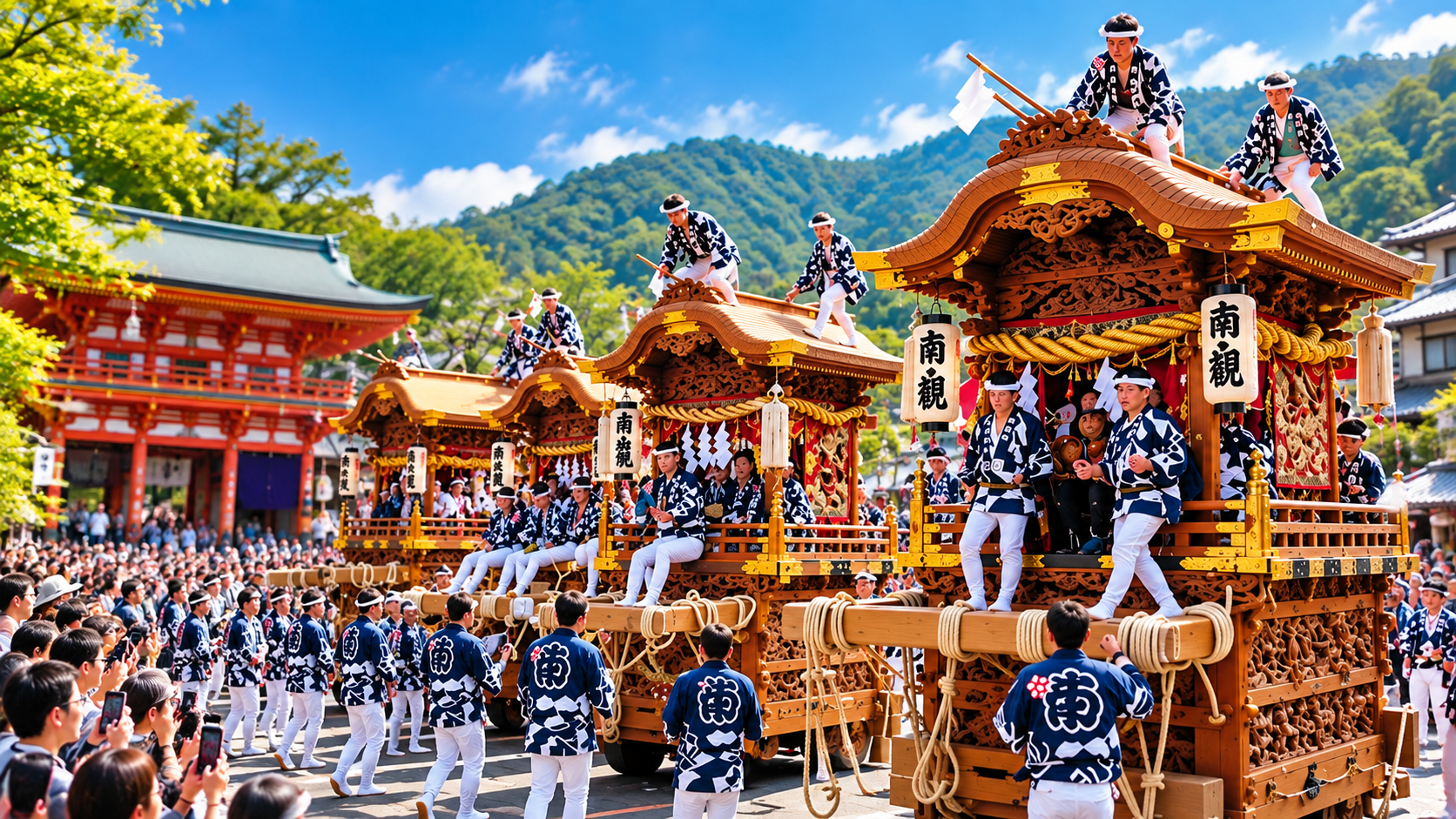 Gion Matsuri జపాన్‌లోని క్యోటోలో భారీ రథాల ఊరేగింపు