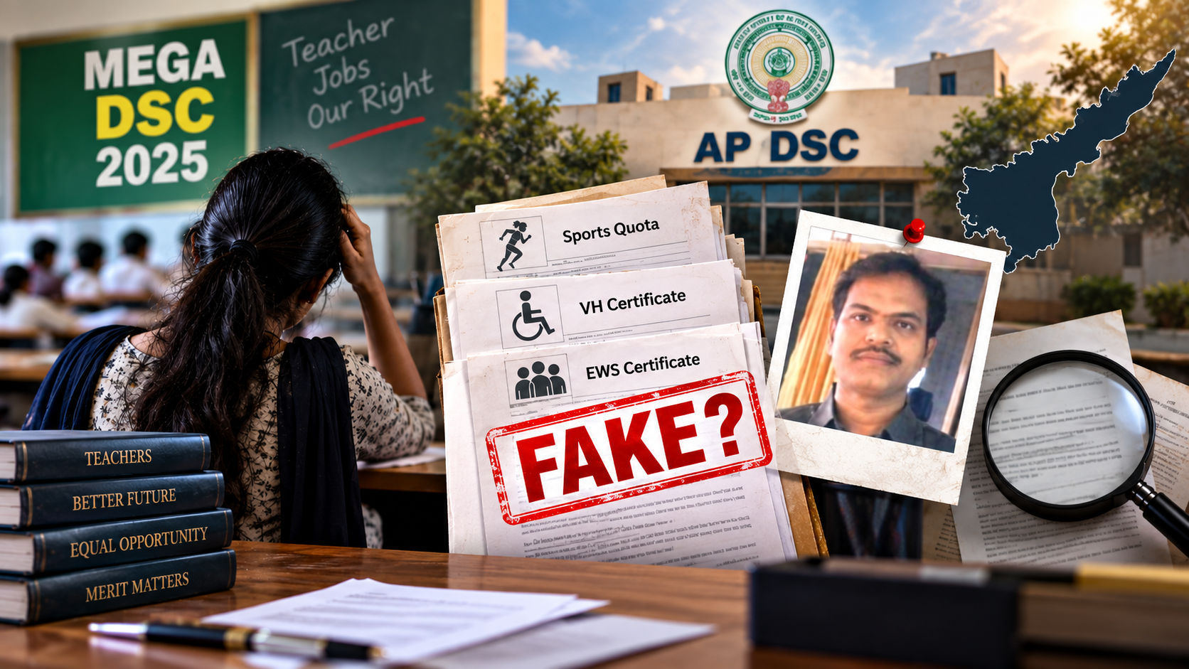 మెగా డీఎస్సీ సర్టిఫికెట్ల వివాదం
