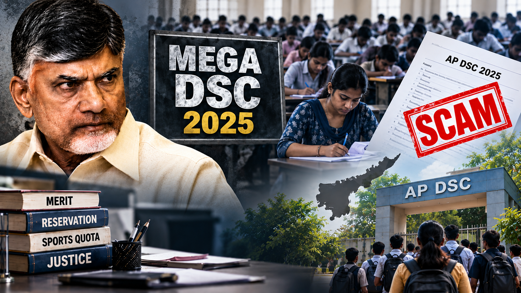 మెగా డీఎస్సీ ఓపెన్ స్కామ్‌పై రిజర్వేషన్ల అమలులో అవకతవకల ఆరోపణలు