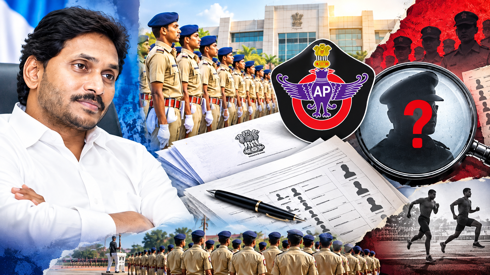పోలీసు రిక్రూట్‌మెంట్‌లో 6100 పోస్టులు 79 బ్యాక్‌లాగ్ పోస్టులు 262 స్పోర్ట్స్ కోటా