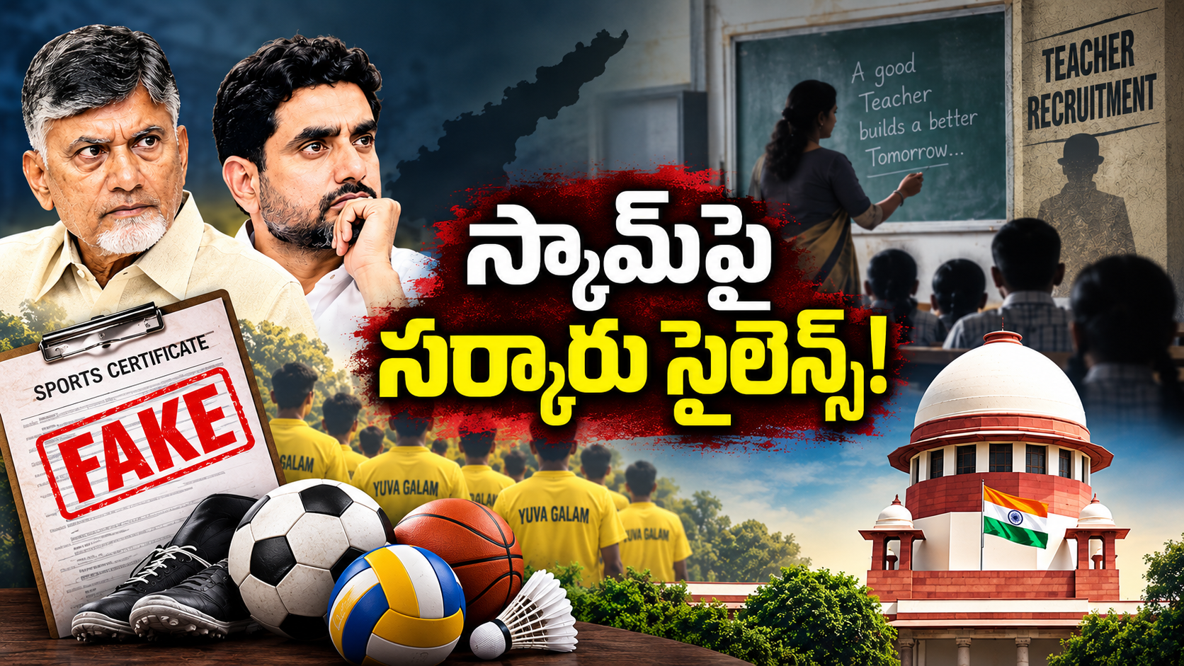 స్పోర్ట్స్ కోటా టీచర్ ఉద్యోగాలపై నకిలీ సర్టిఫికెట్ల ఆరోపణలు