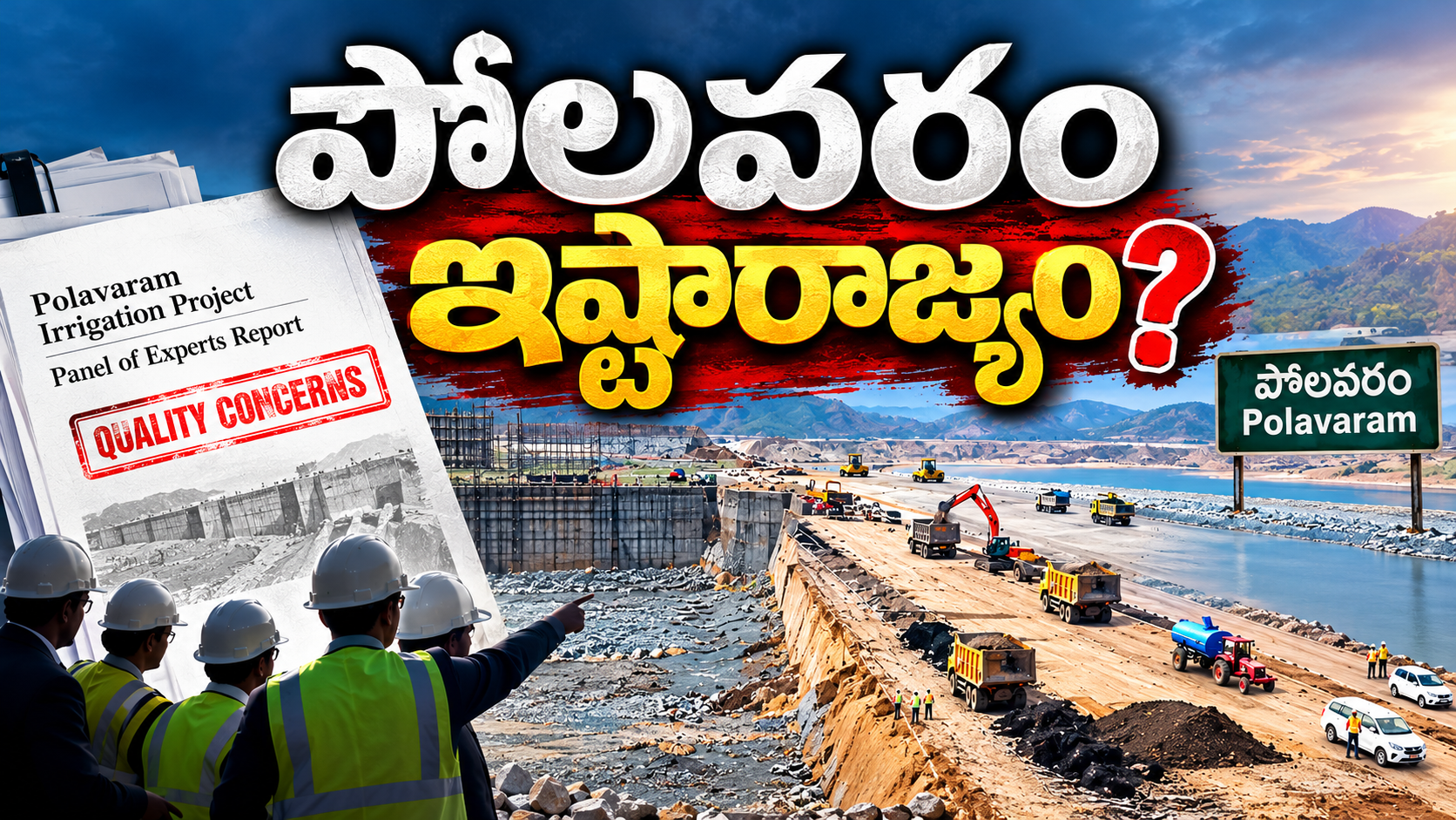 పోలవరం ప్రాజెక్టు నాణ్యతపై విదేశీ నిపుణుల నివేదికలో కీలక అంశాలు