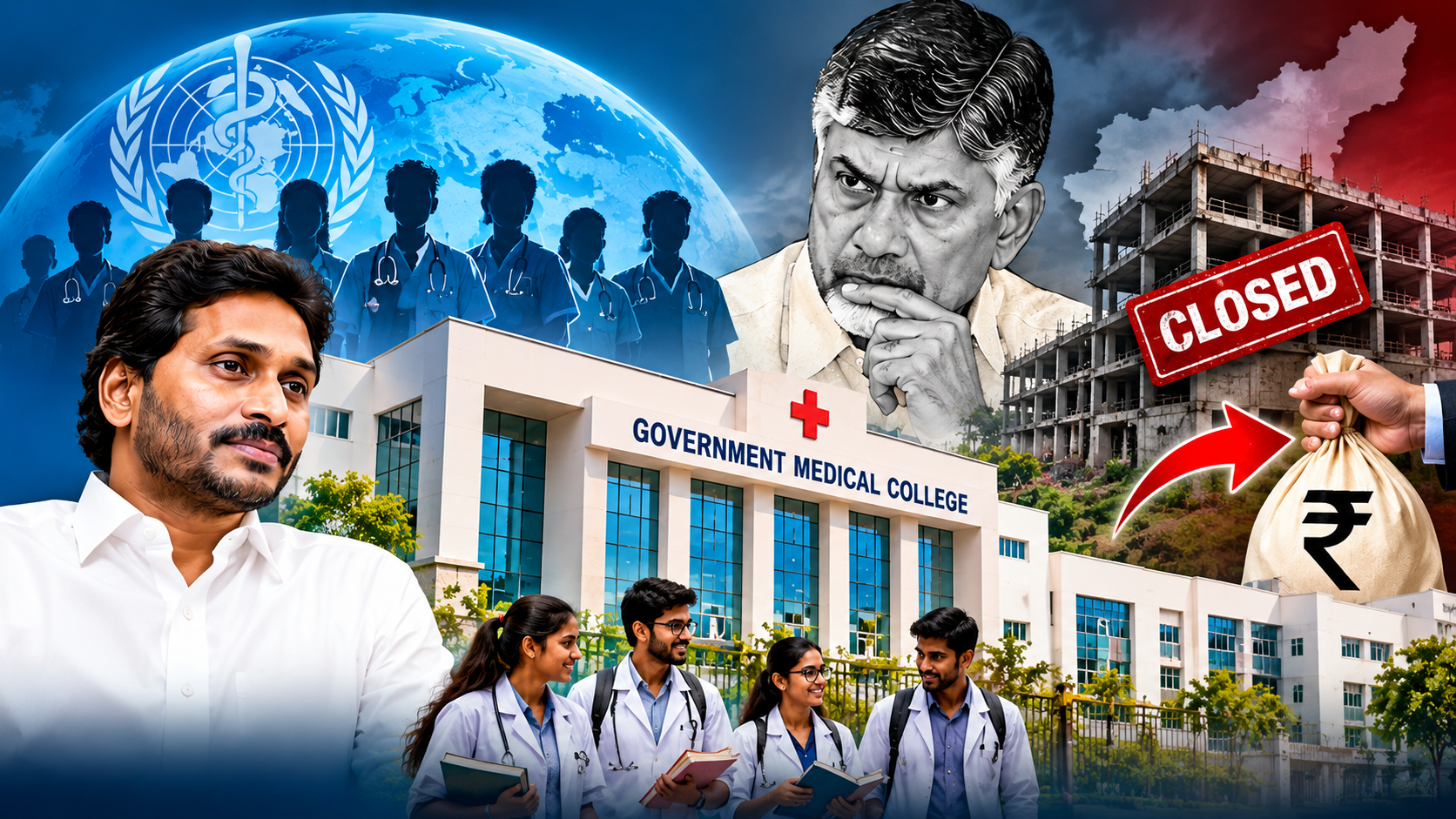 ఆంధ్రప్రదేశ్ ప్రభుత్వ వైద్య కళాశాలల సంక్షోభం, ఎంబీబీఎస్ సీట్లు, ప్రజారోగ్యం