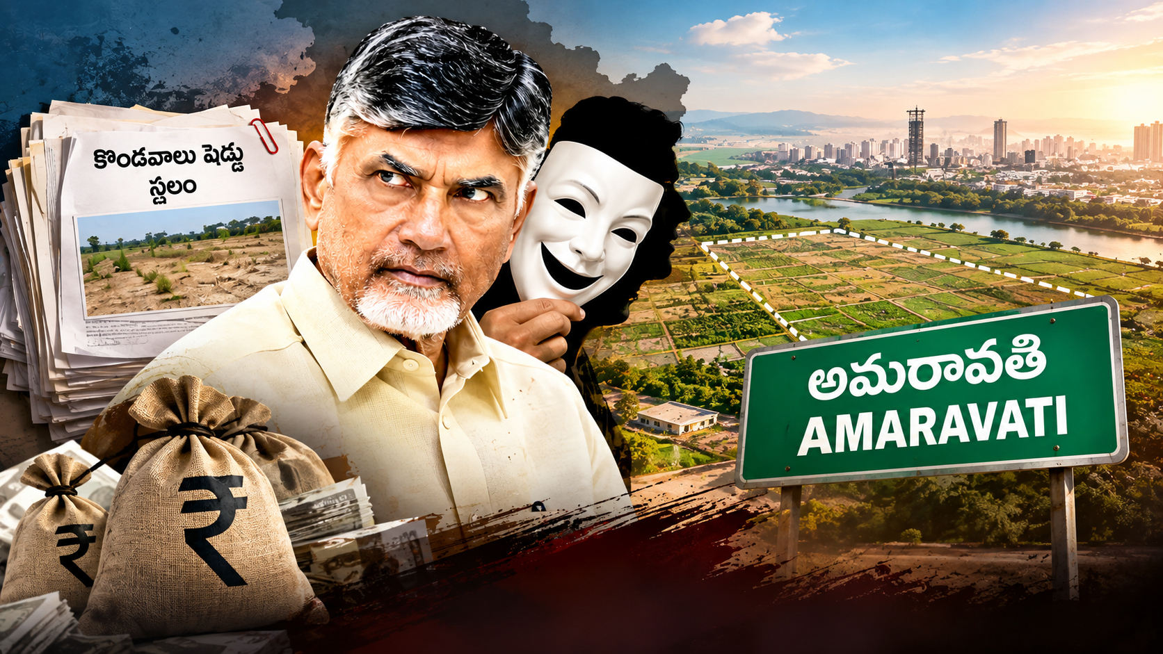 చంద్రబాబు అమరావతి భూములు వివాదంపై ప్రత్యేక కథనం