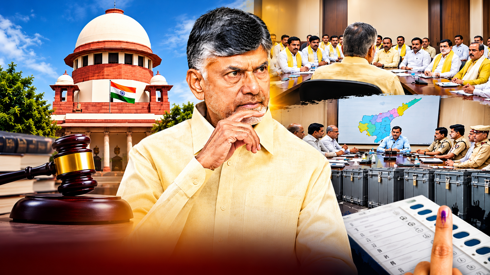 చంద్రబాబు ఎన్నికల సన్నద్ధతపై అధికారుల కసరత్తు