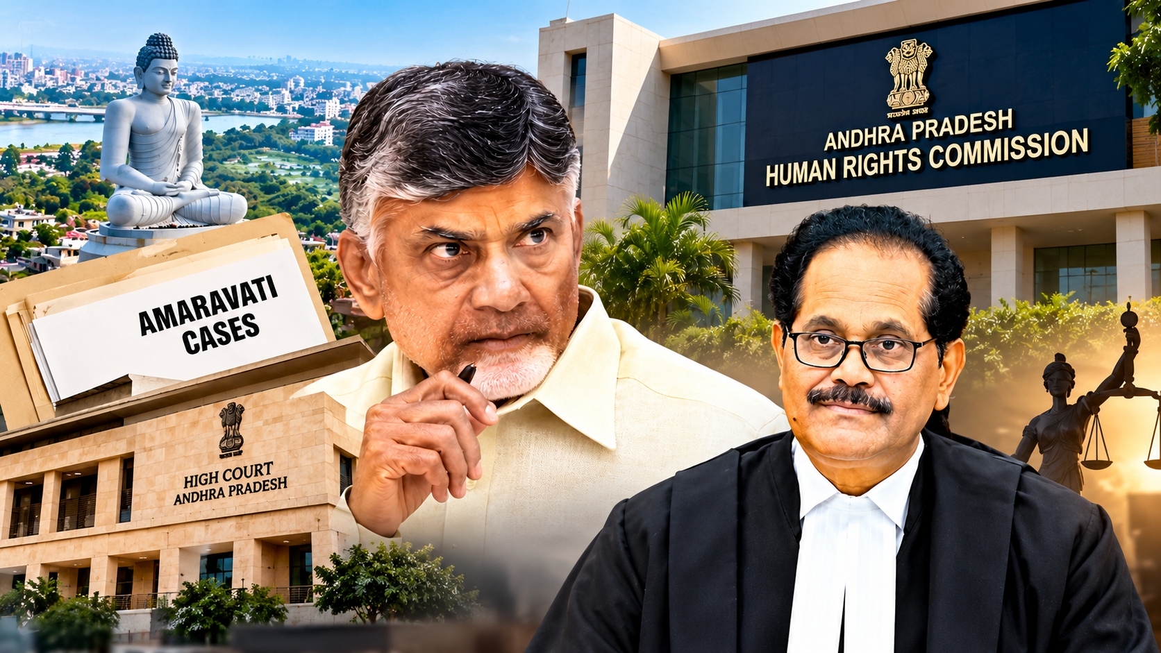 జస్టిస్ సత్యనారాయణమూర్తి నియామకంపై రాజకీయ చర్చ – చంద్రబాబు నాయుడు, ఆంధ్రప్రదేశ్ మానవ హక్కుల కమిషన్