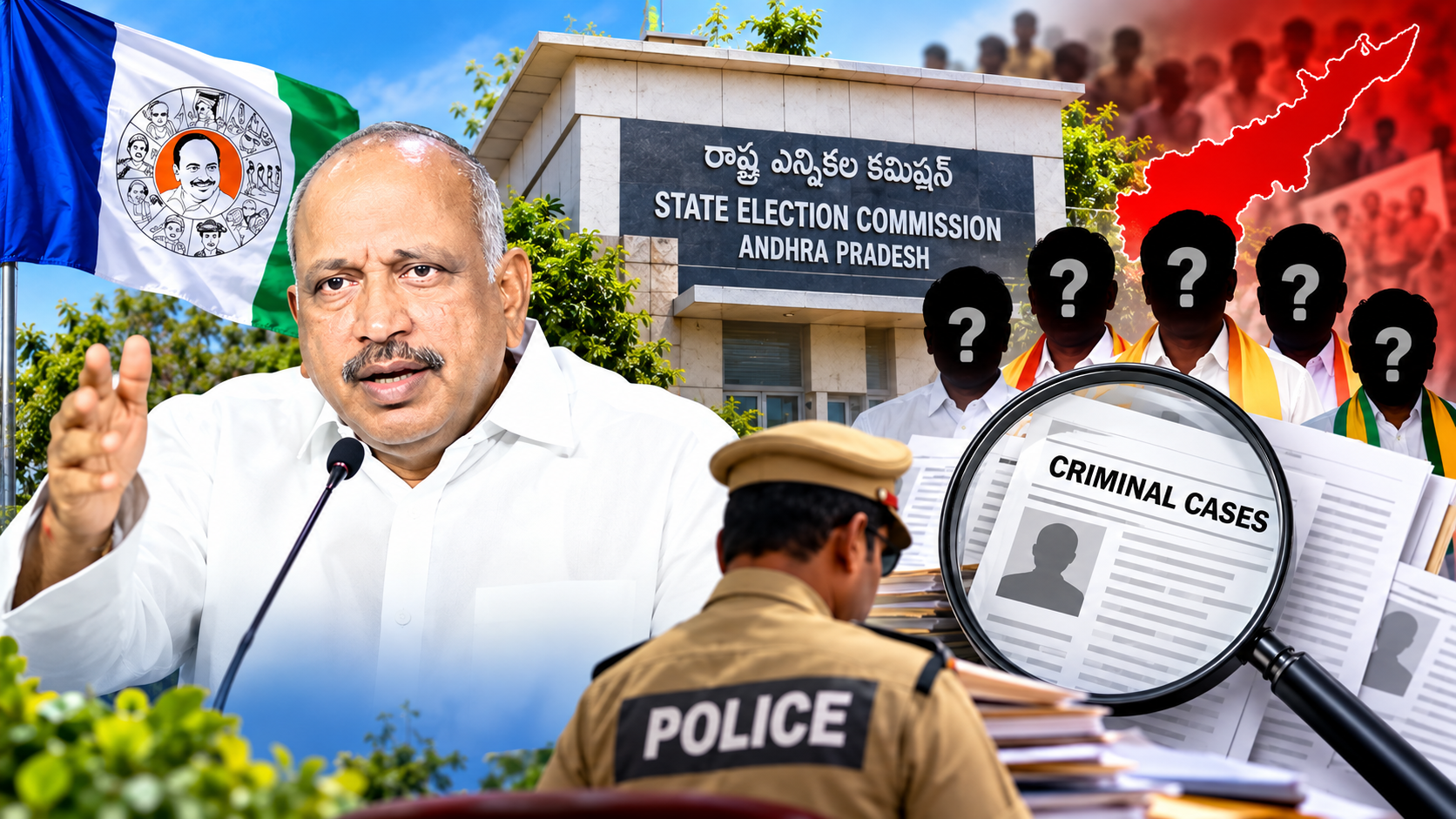 స్థానిక ఎన్నికల అభ్యర్థుల కేసుల వివరాలు వెల్లడించాలని వైఎస్సార్సీపీ డిమాండ్