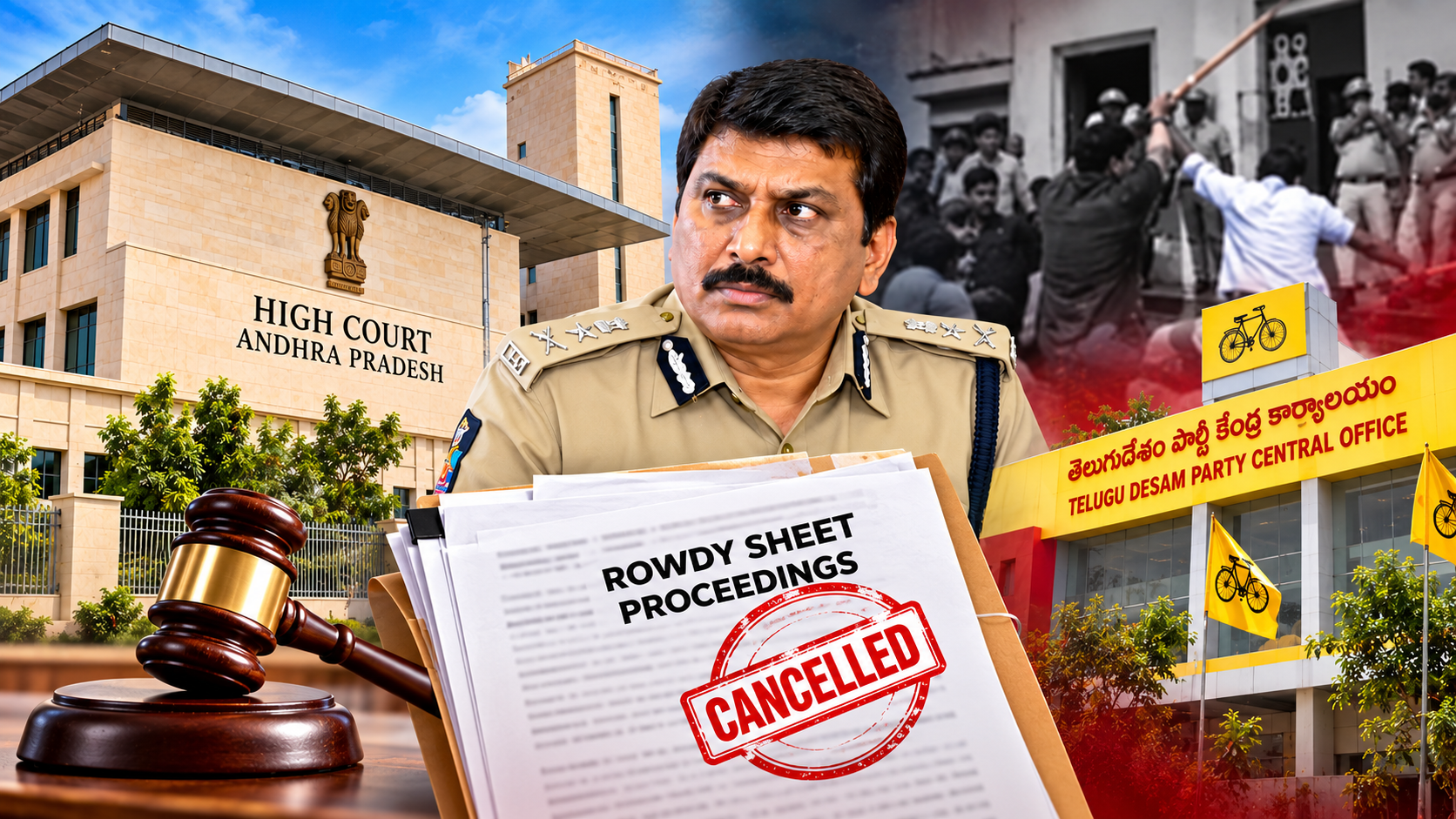 రౌడీషీట్ ప్రొసీడింగ్స్‌పై హైకోర్టు విచారణ అనంతరం ప్రొసీడింగ్స్ ఉపసంహరణ