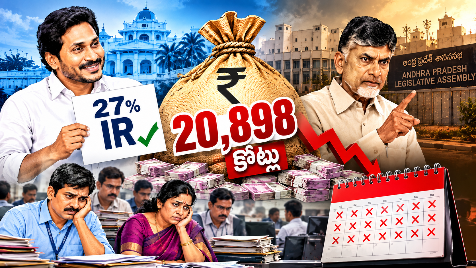 రూ.20,898 కోట్ల ఐఆర్‌పై ఆంధ్రప్రదేశ్ ఉద్యోగుల అంశం